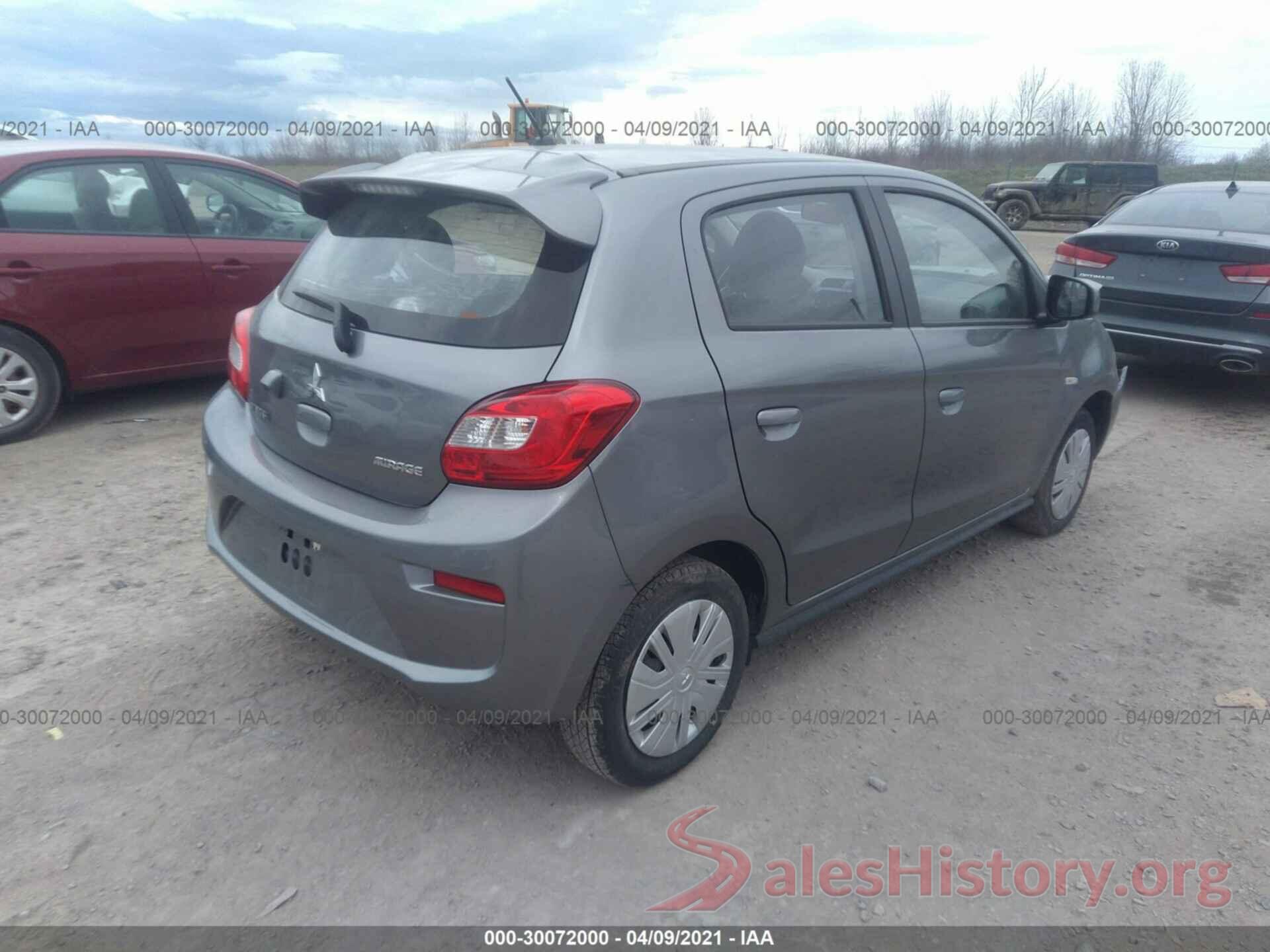 ML32A3HJ9KH012935 2019 MITSUBISHI MIRAGE