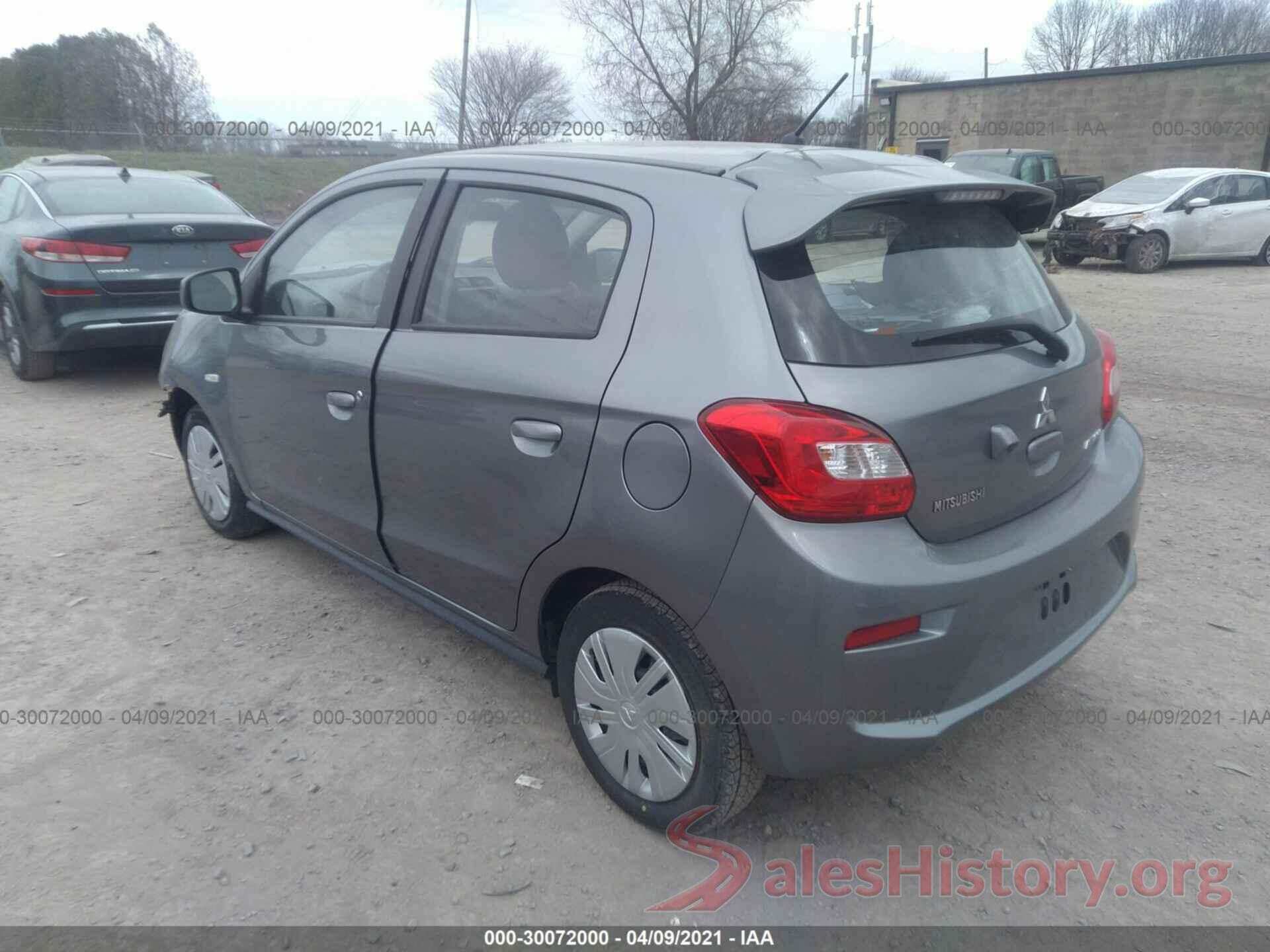 ML32A3HJ9KH012935 2019 MITSUBISHI MIRAGE