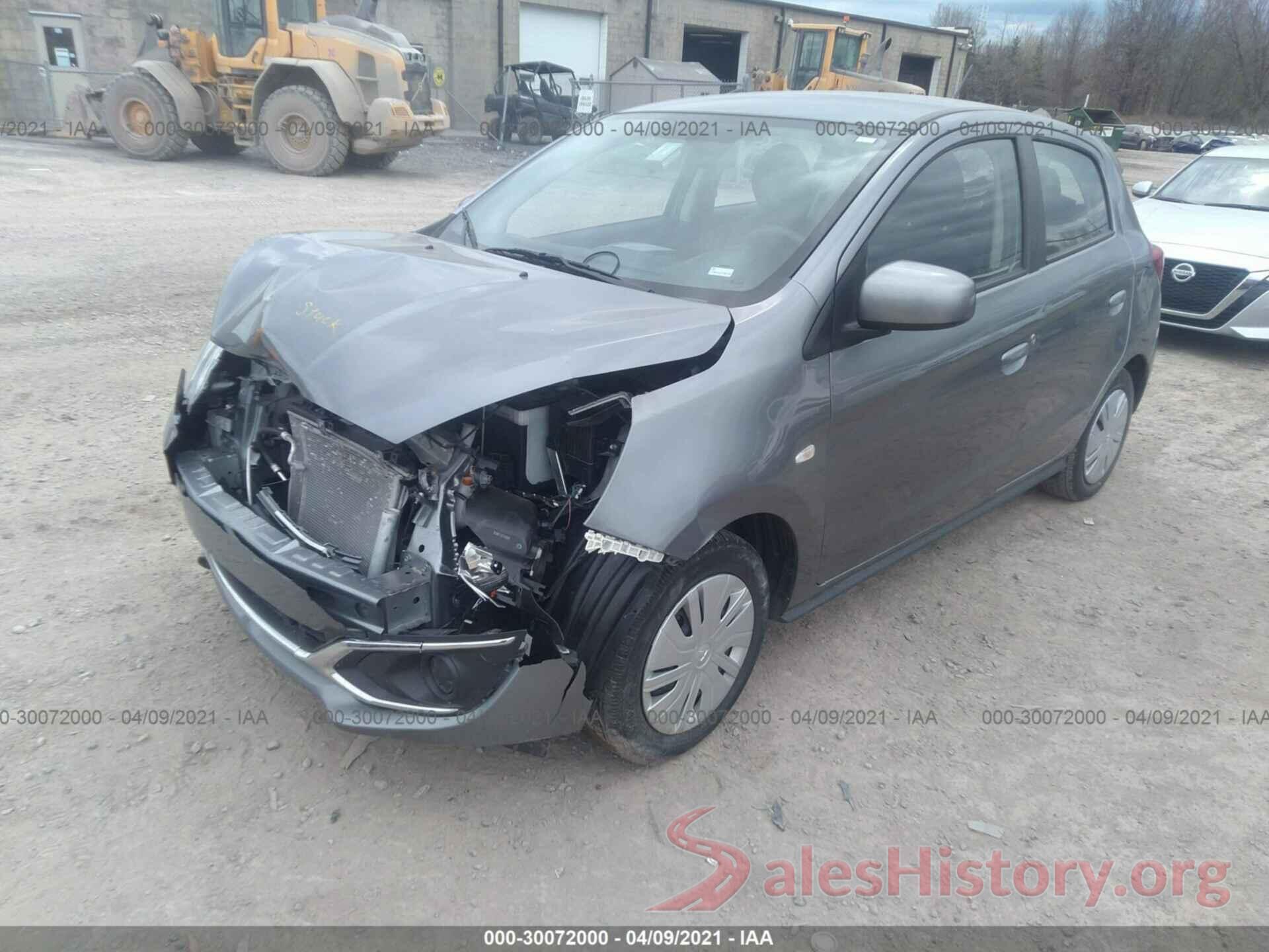 ML32A3HJ9KH012935 2019 MITSUBISHI MIRAGE