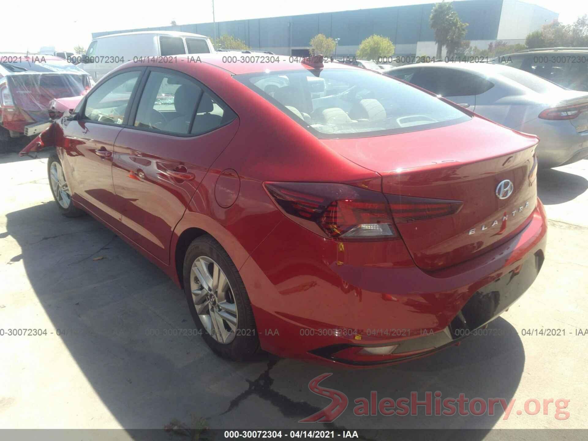 5NPD84LF5KH461038 2019 HYUNDAI ELANTRA