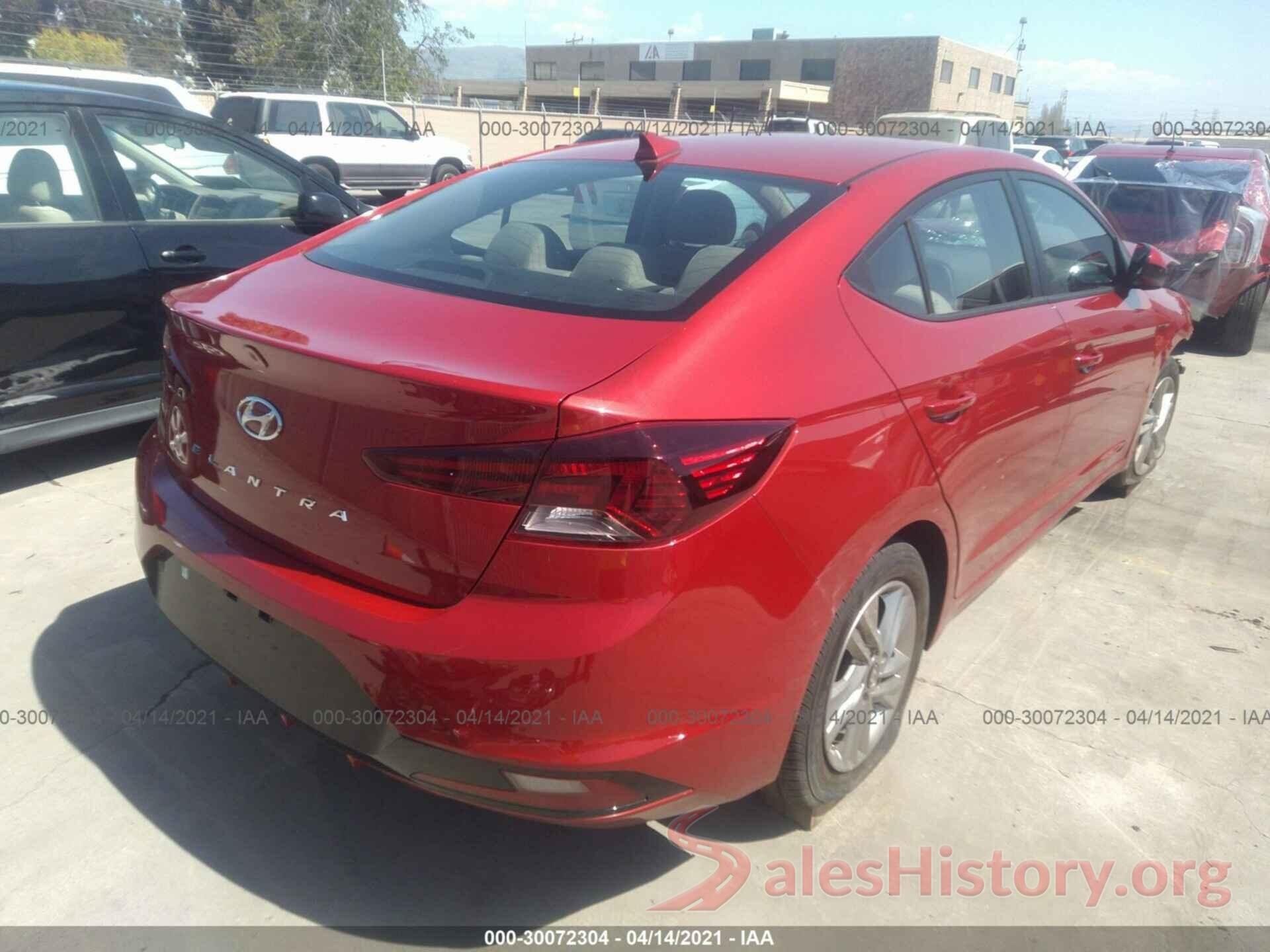 5NPD84LF5KH461038 2019 HYUNDAI ELANTRA