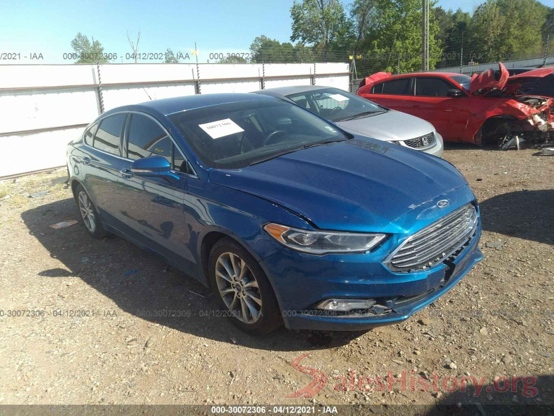 3FA6P0HD4HR122844 2017 FORD FUSION