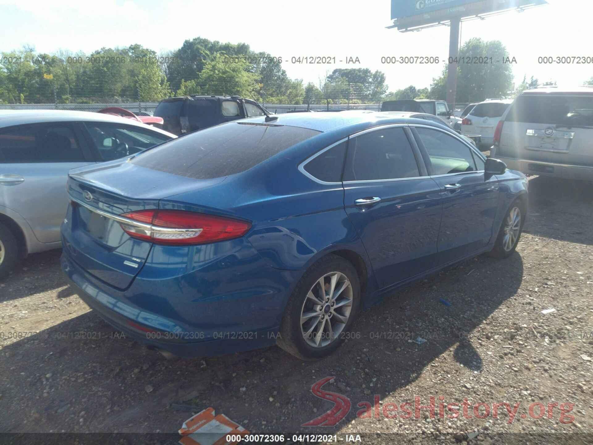 3FA6P0HD4HR122844 2017 FORD FUSION