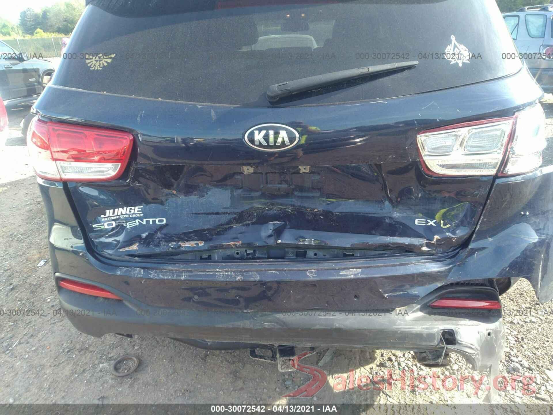 5XYPHDA51GG081958 2016 KIA SORENTO