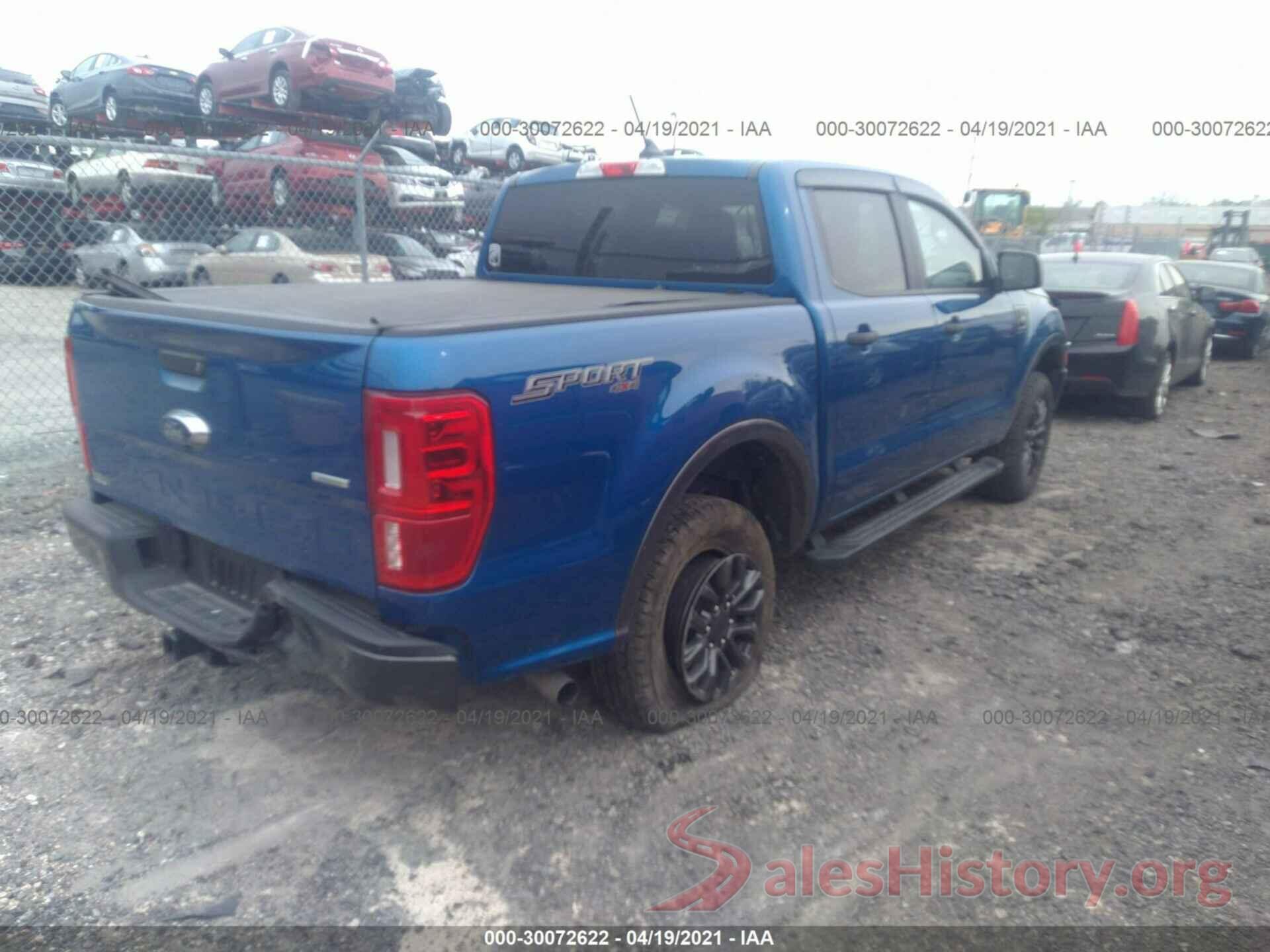 1FTER4FH9KLA74177 2019 FORD RANGER