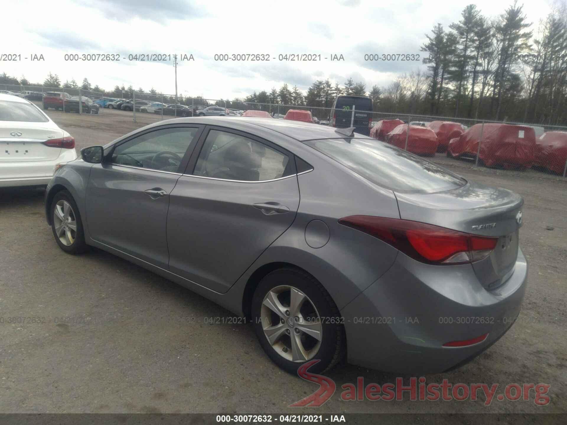 KMHDH4AE9GU520319 2016 HYUNDAI ELANTRA