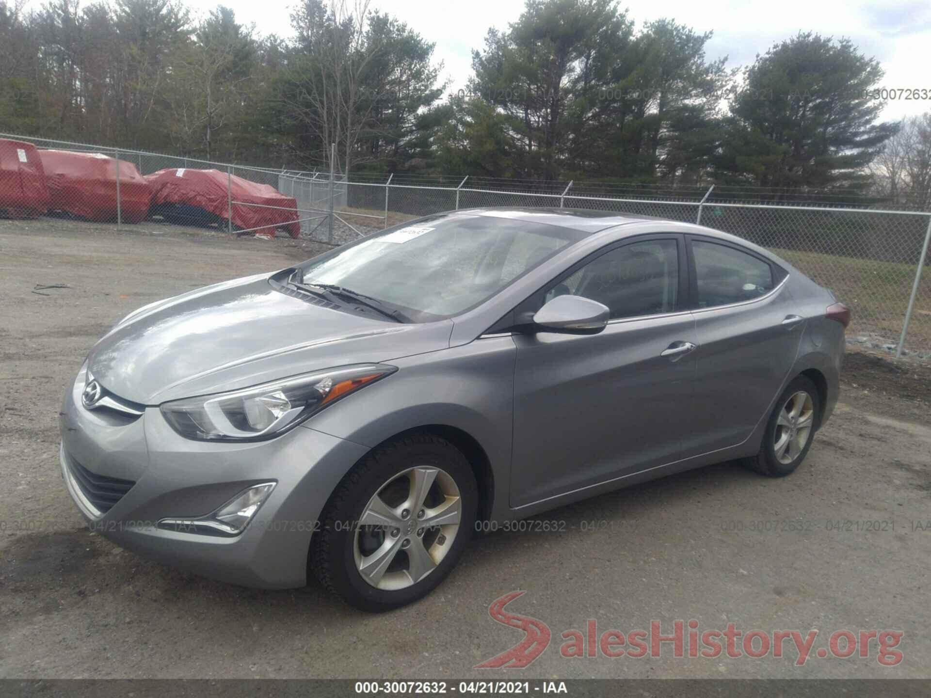 KMHDH4AE9GU520319 2016 HYUNDAI ELANTRA