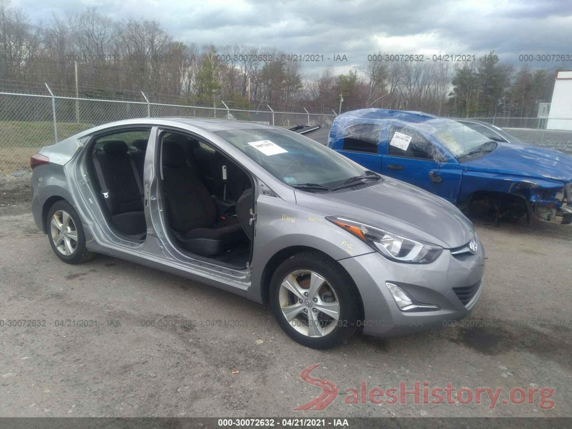 KMHDH4AE9GU520319 2016 HYUNDAI ELANTRA