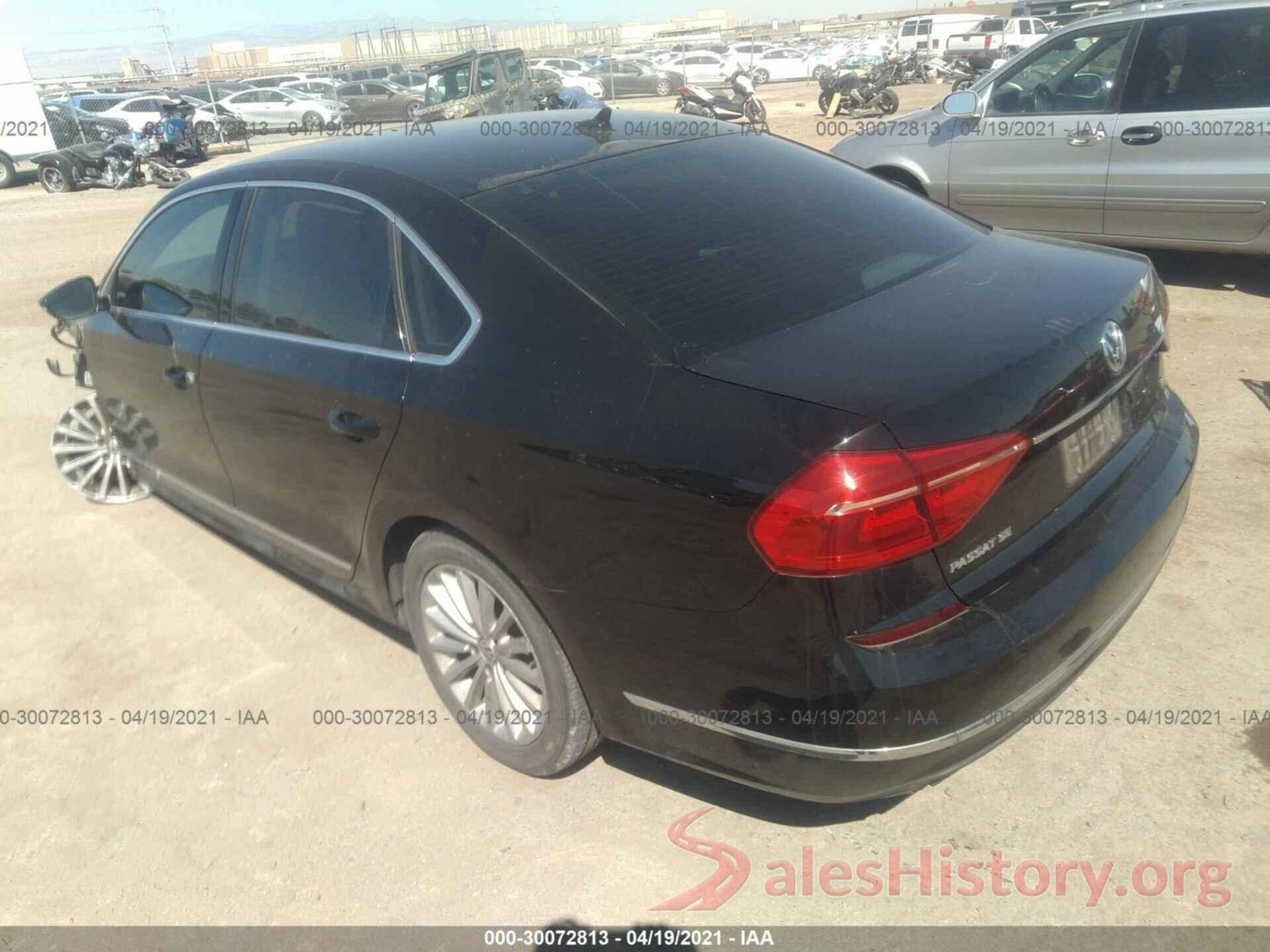 1VWBS7A31GC045913 2016 VOLKSWAGEN PASSAT