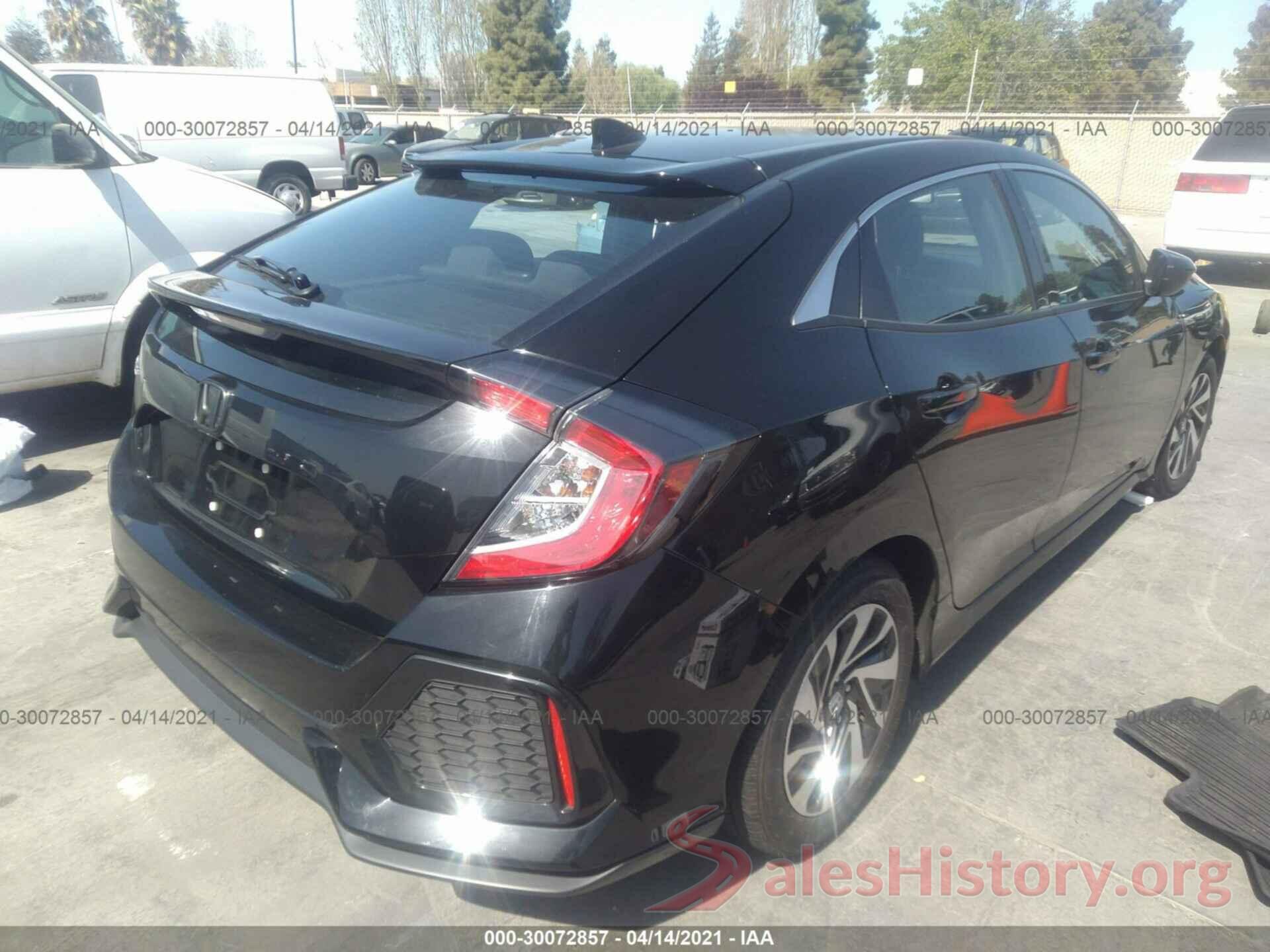 SHHFK7H26HU411045 2017 HONDA CIVIC HATCHBACK