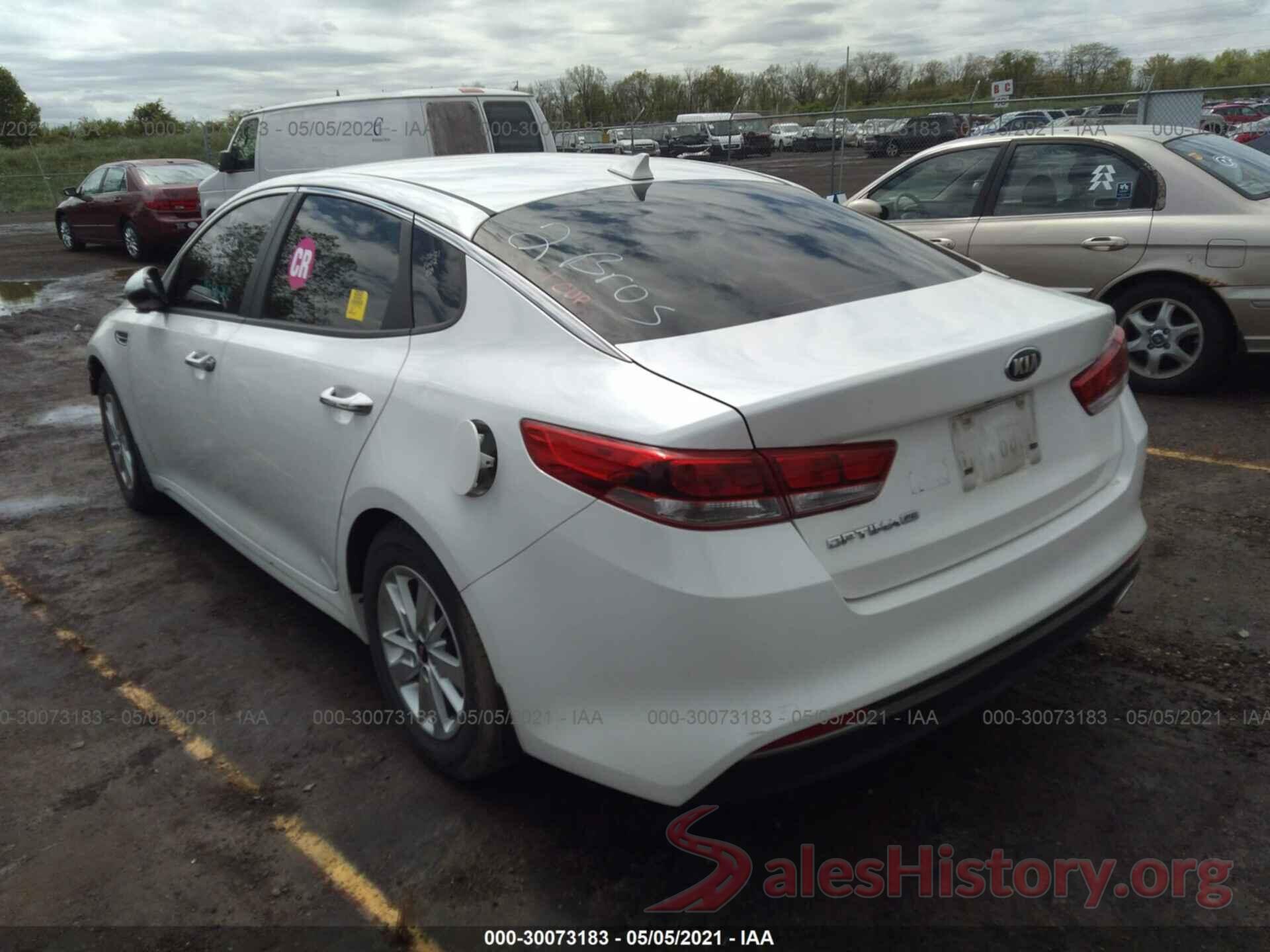 KNAGT4L33G5071271 2016 KIA OPTIMA