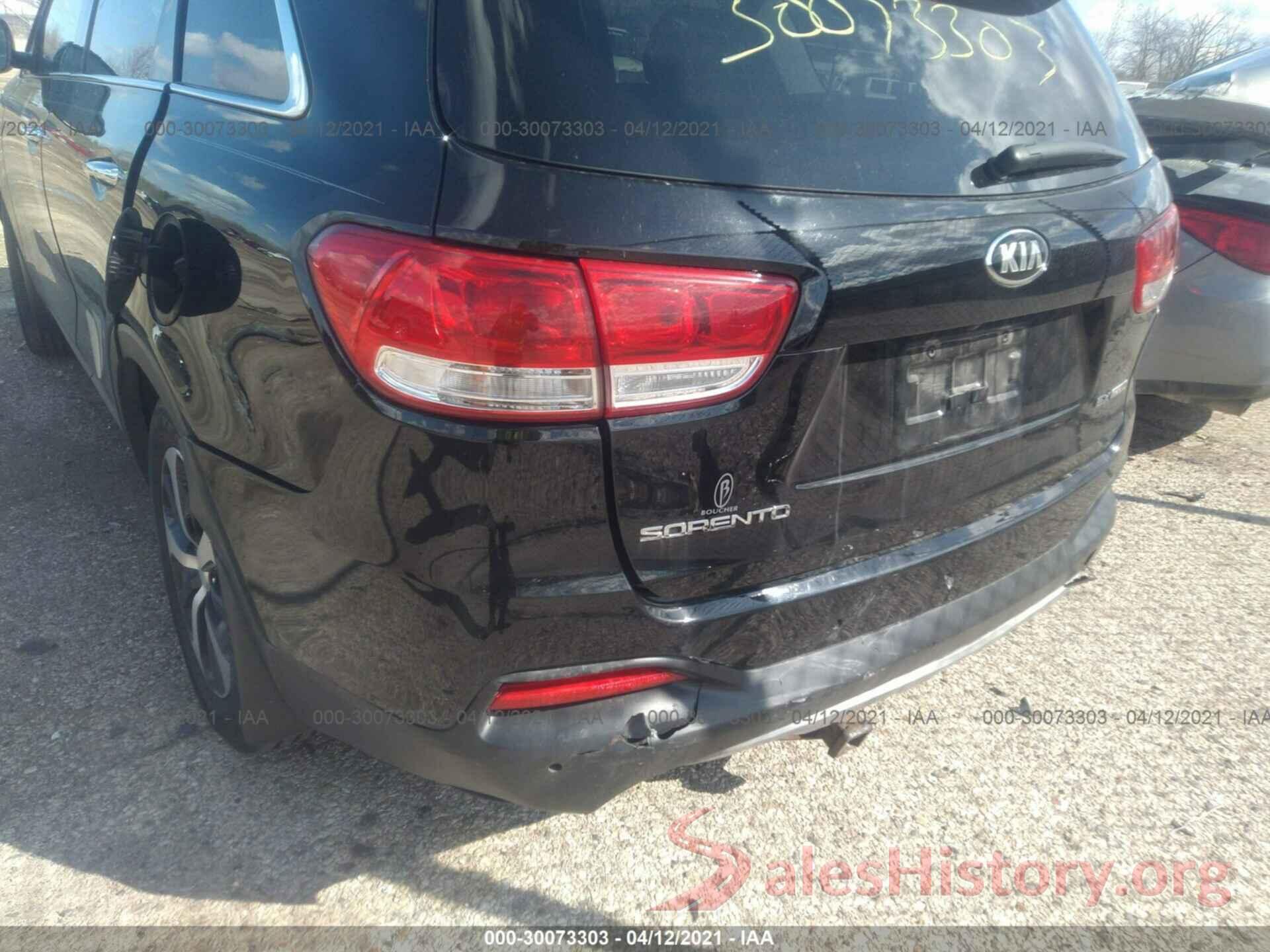 5XYPH4A14GG055366 2016 KIA SORENTO