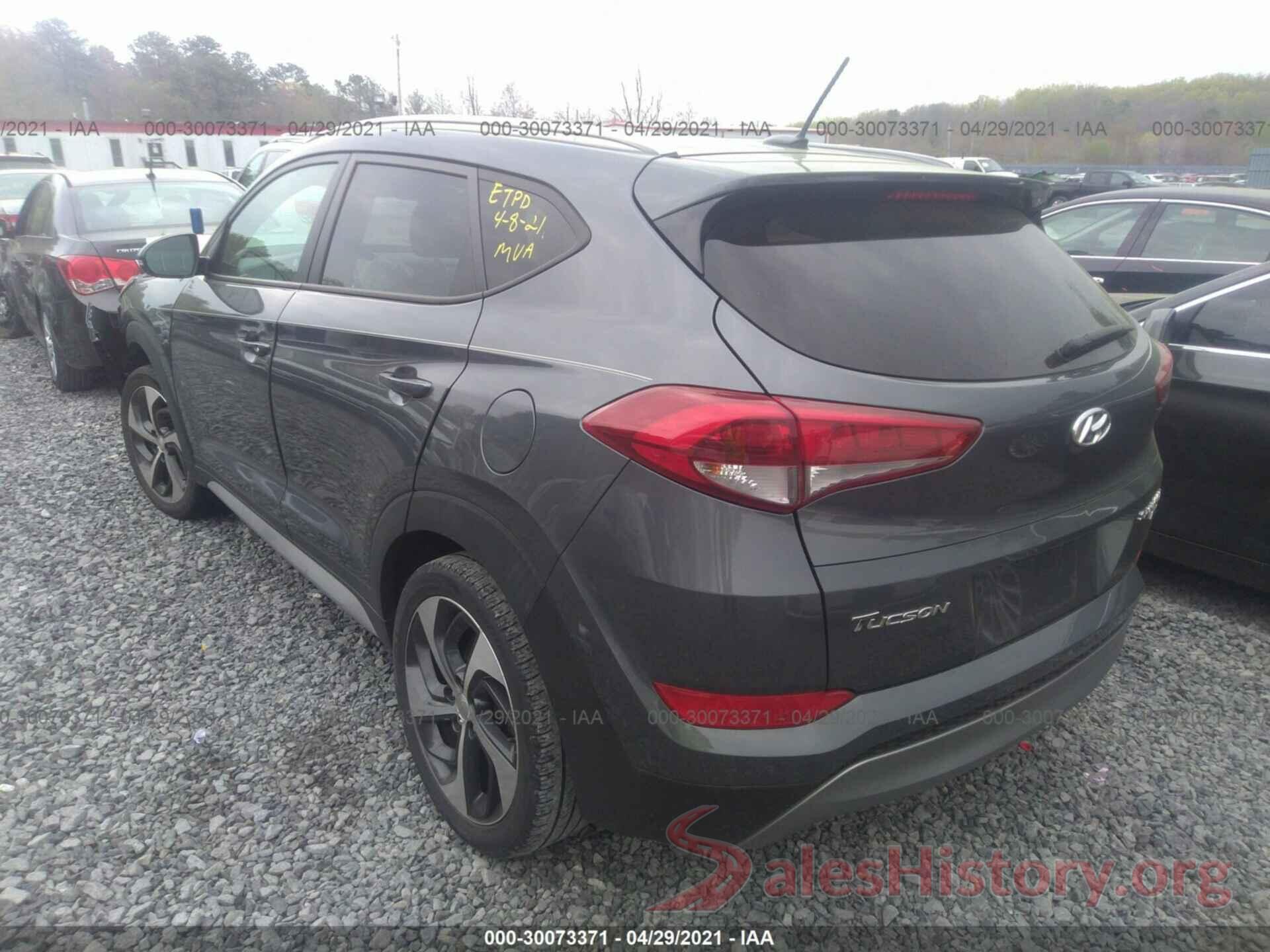 KM8J3CA24HU404383 2017 HYUNDAI TUCSON