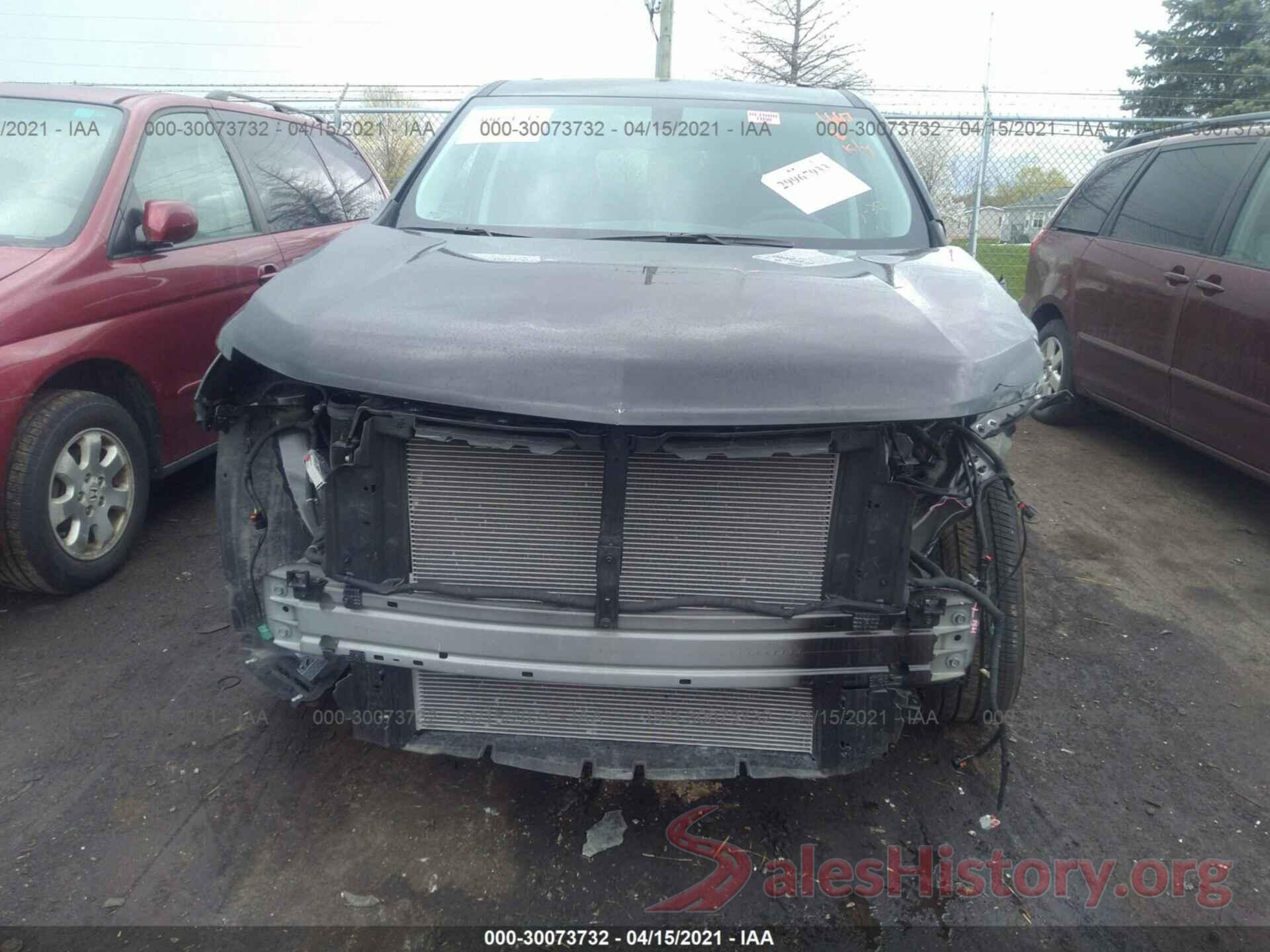 1GNERGKW2MJ116667 2021 CHEVROLET TRAVERSE