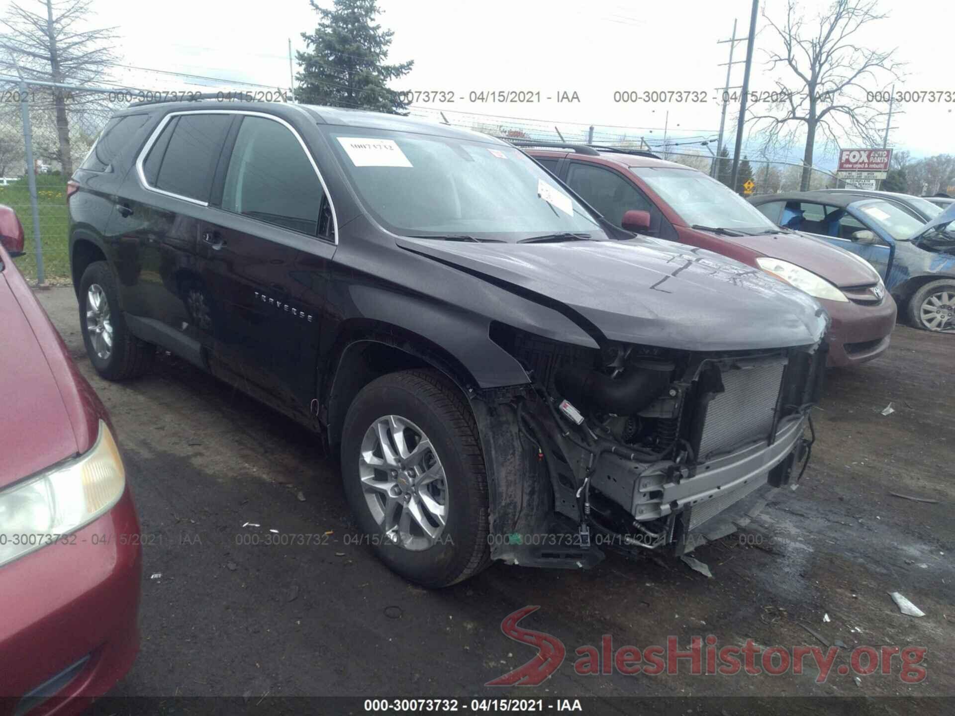 1GNERGKW2MJ116667 2021 CHEVROLET TRAVERSE