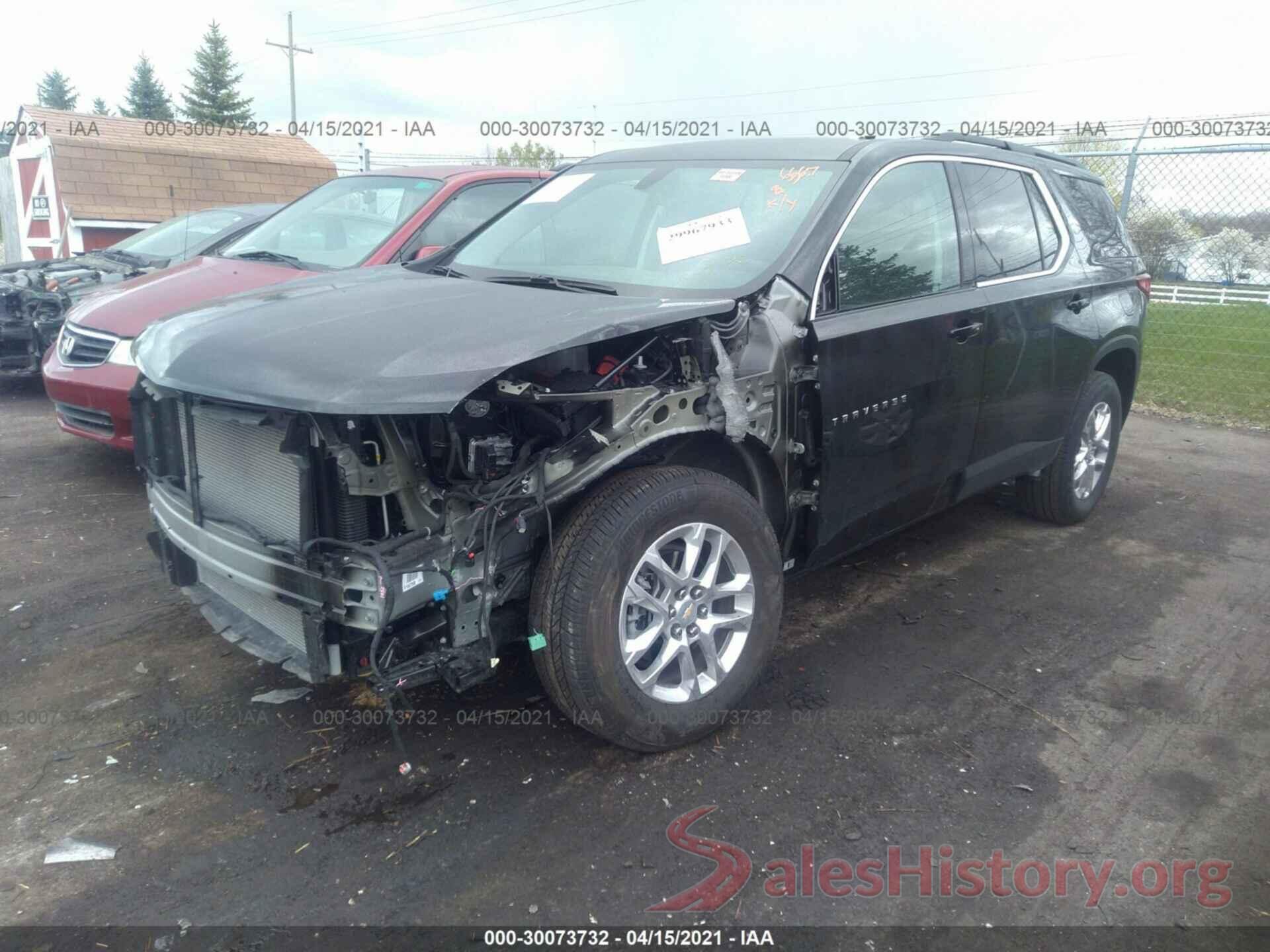 1GNERGKW2MJ116667 2021 CHEVROLET TRAVERSE