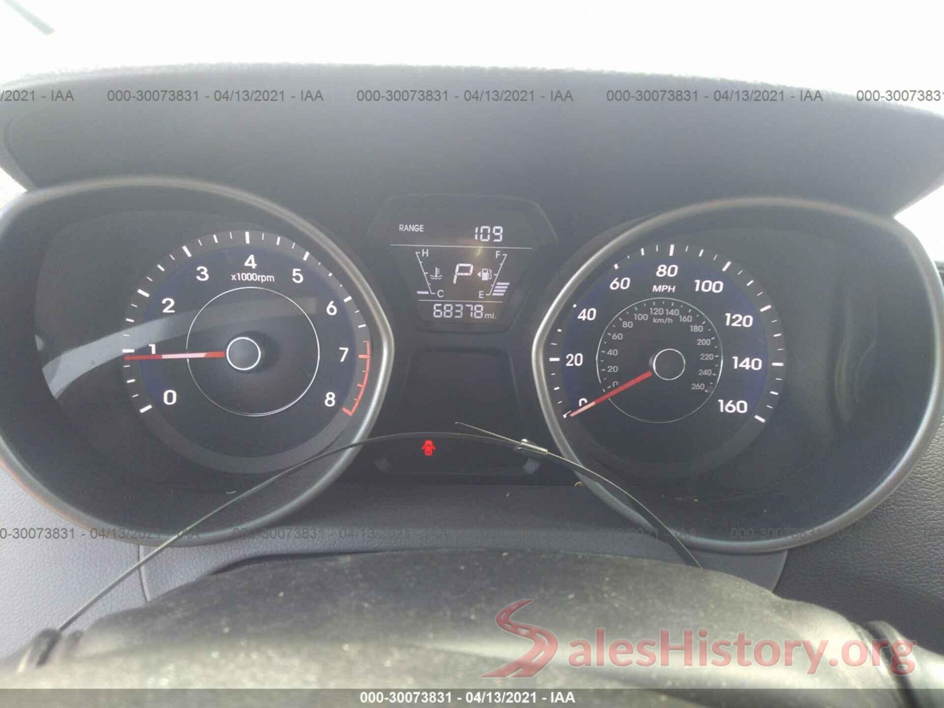 5NPDH4AE4GH795238 2016 HYUNDAI ELANTRA