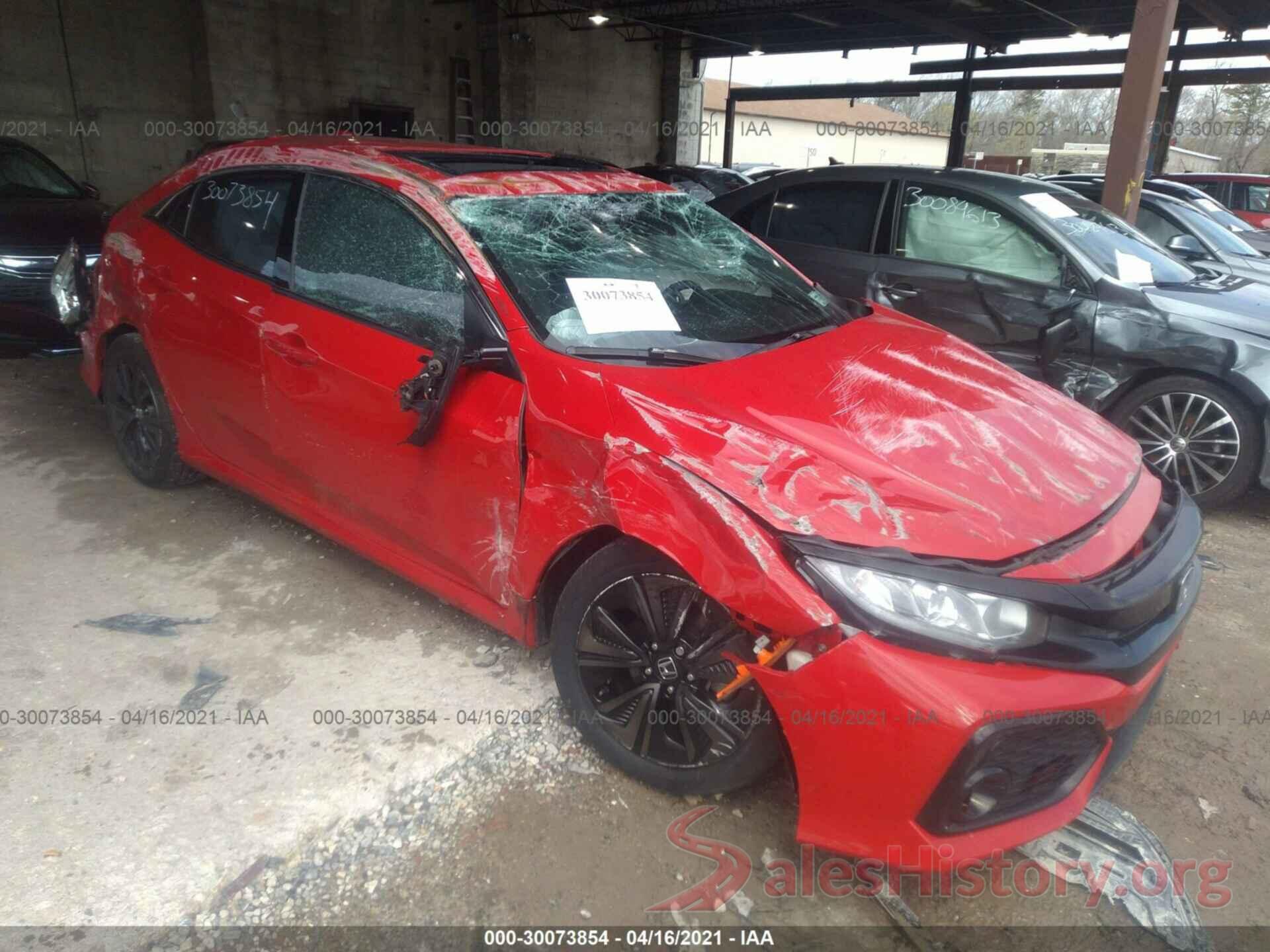 SHHFK7H65KU411189 2019 HONDA CIVIC HATCHBACK