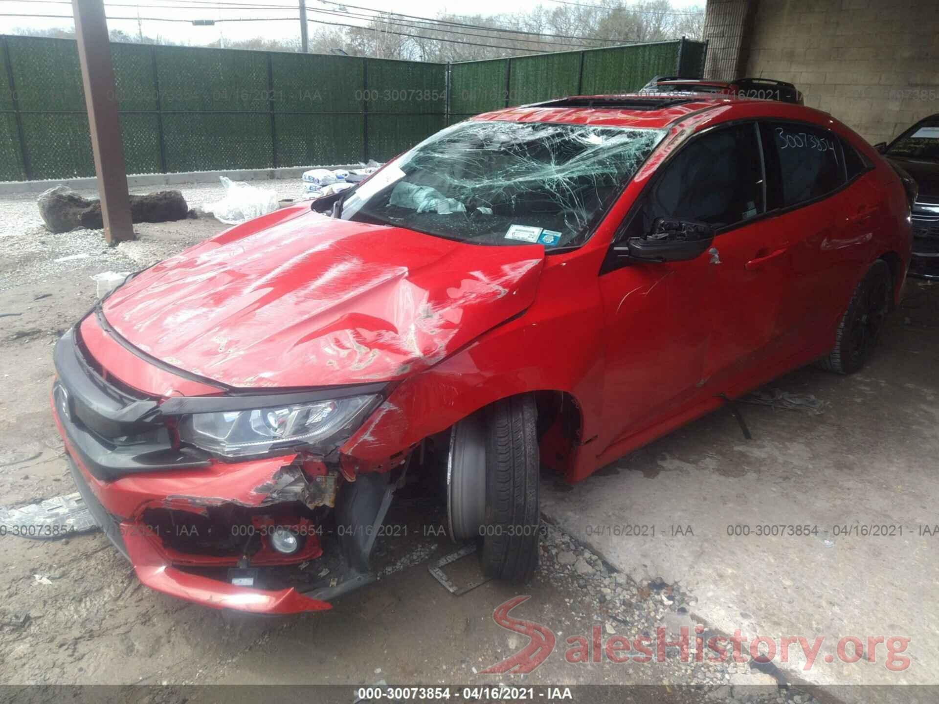 SHHFK7H65KU411189 2019 HONDA CIVIC HATCHBACK