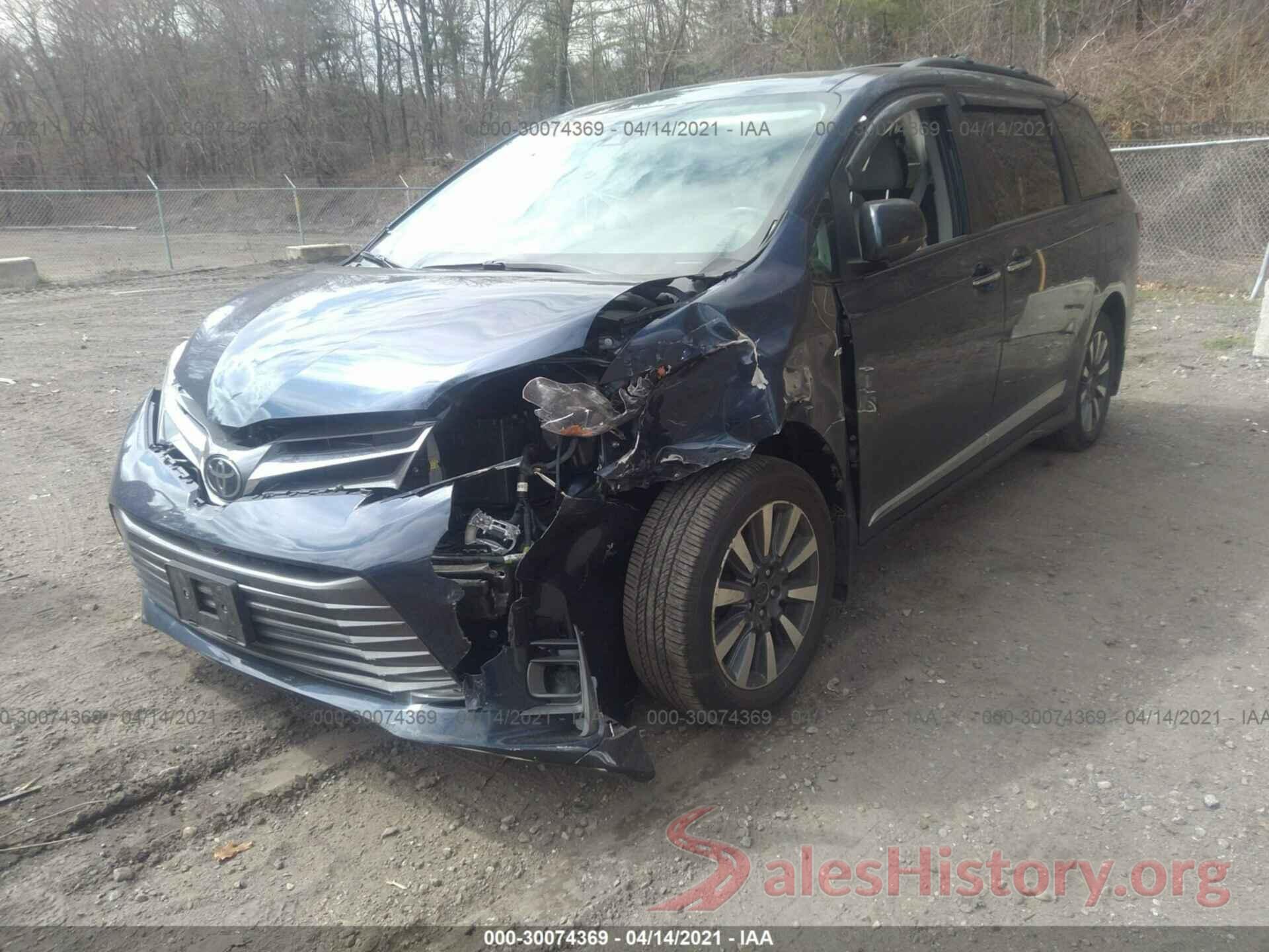 5TDDZ3DC8LS238998 2020 TOYOTA SIENNA