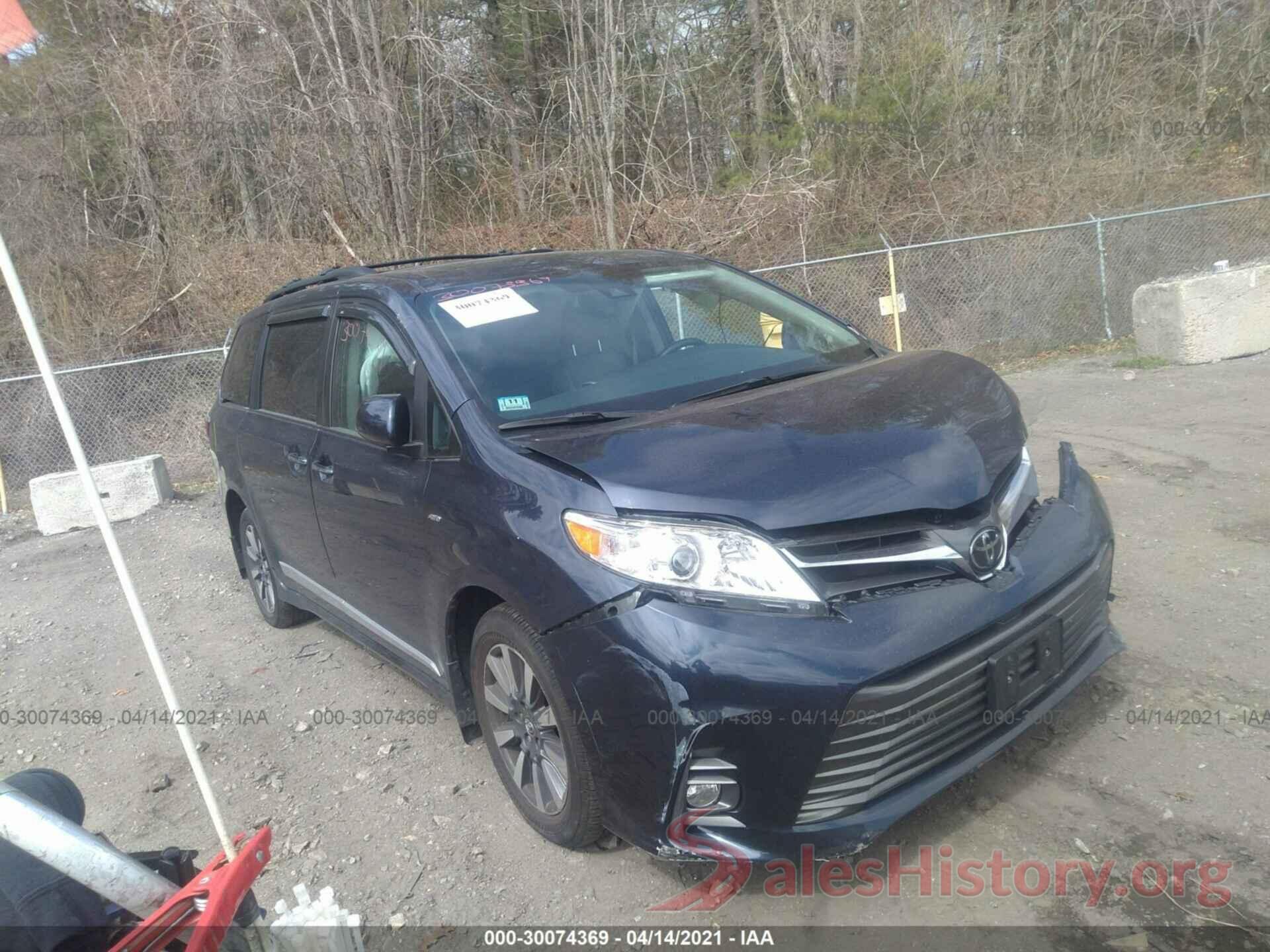 5TDDZ3DC8LS238998 2020 TOYOTA SIENNA