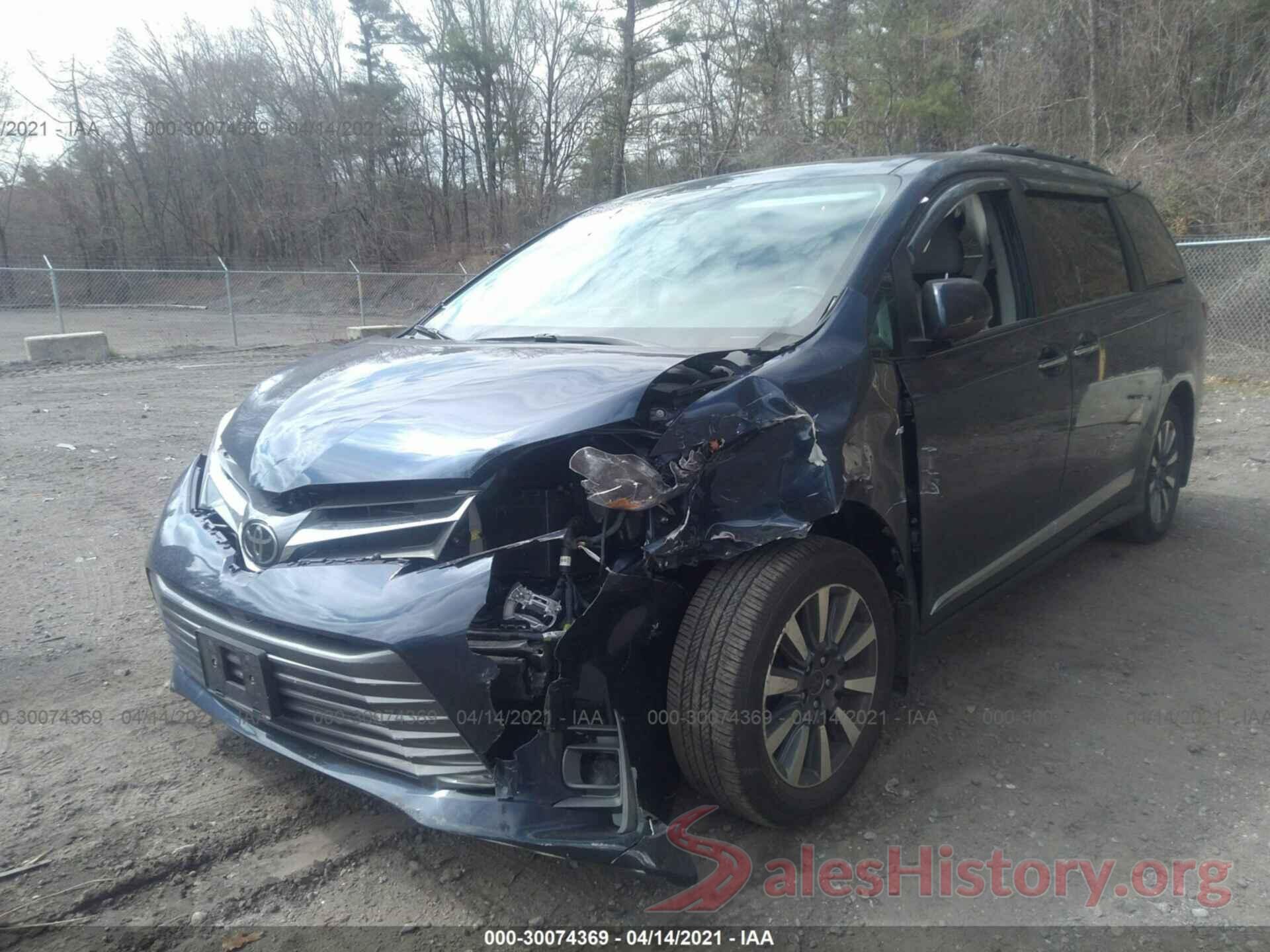 5TDDZ3DC8LS238998 2020 TOYOTA SIENNA