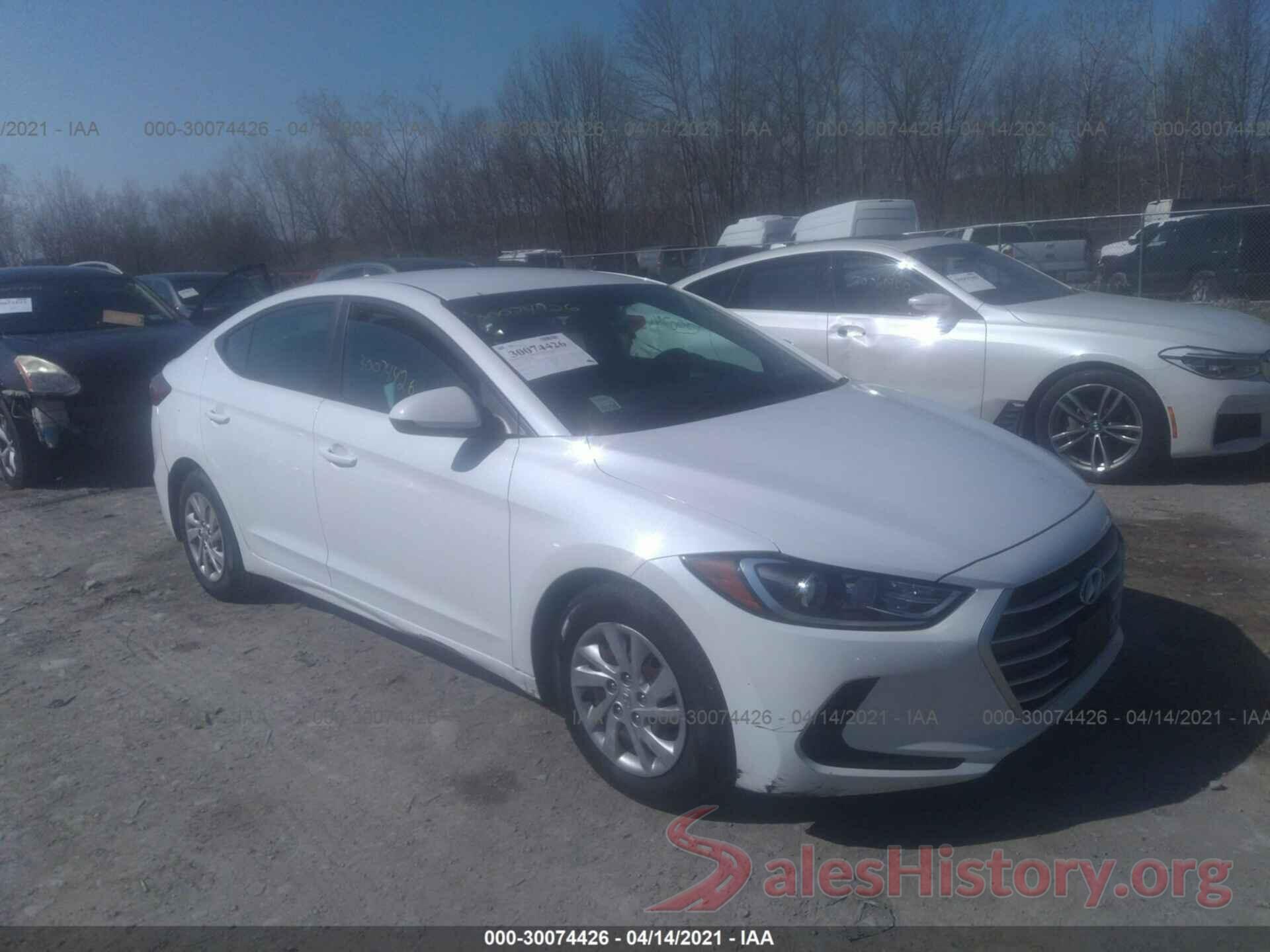 5NPD74LF7HH078567 2017 HYUNDAI ELANTRA