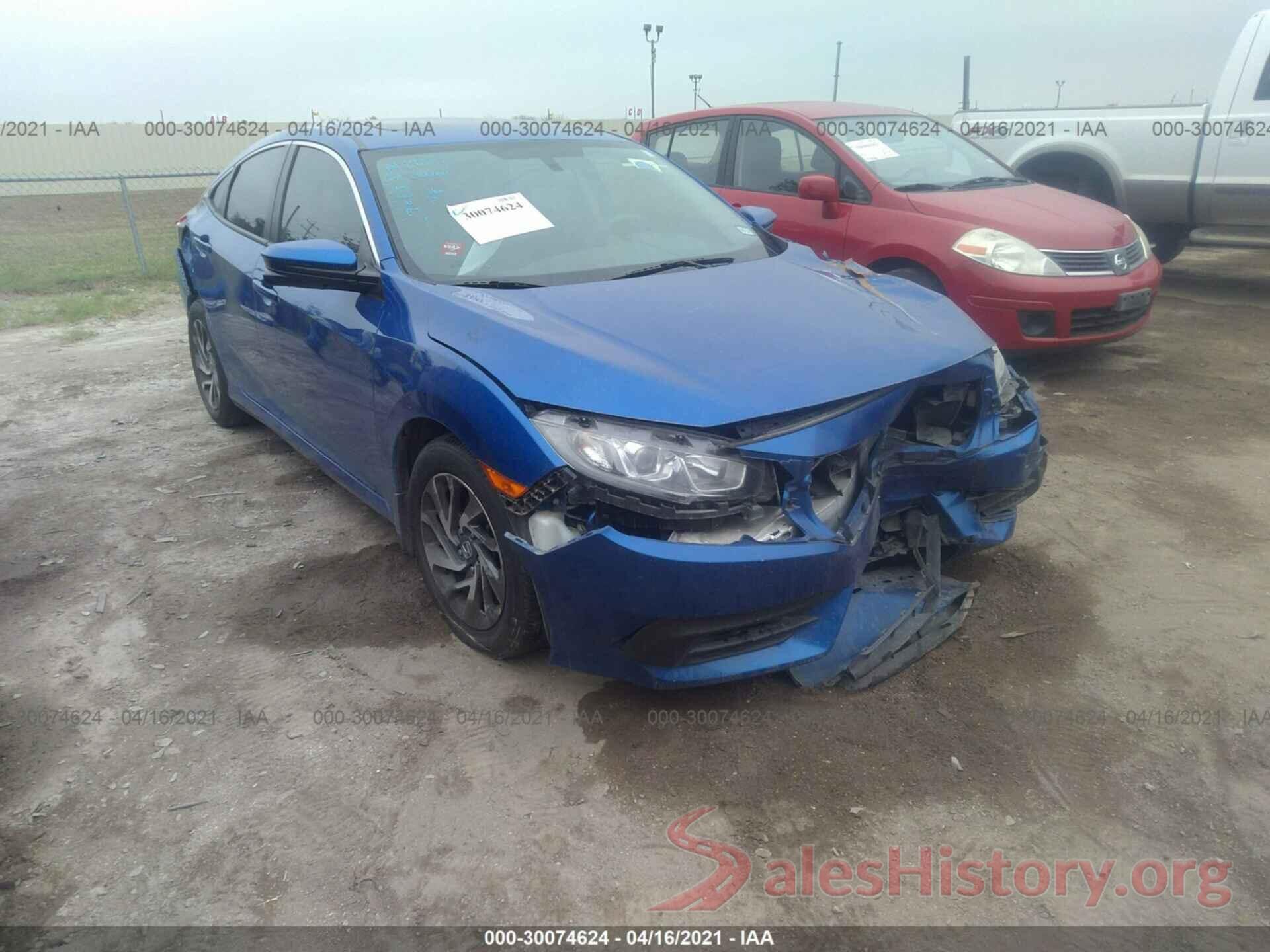 19XFC2F74GE084388 2016 HONDA CIVIC SEDAN