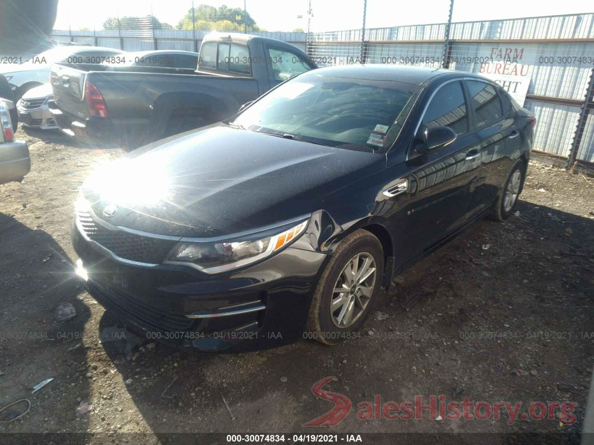 5XXGT4L33GG111783 2016 KIA OPTIMA