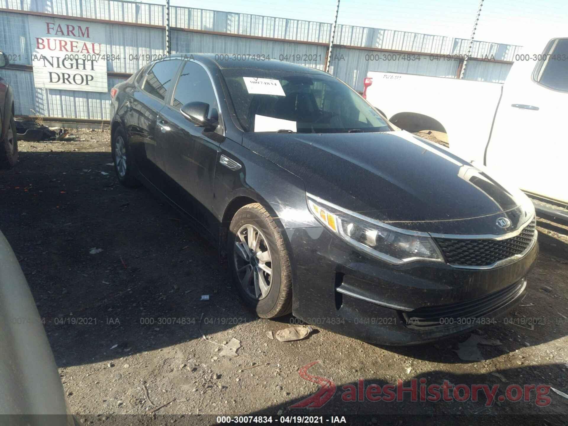 5XXGT4L33GG111783 2016 KIA OPTIMA