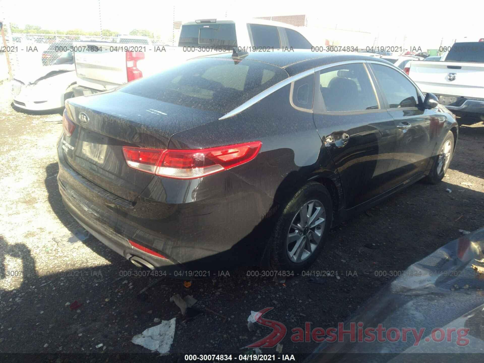 5XXGT4L33GG111783 2016 KIA OPTIMA