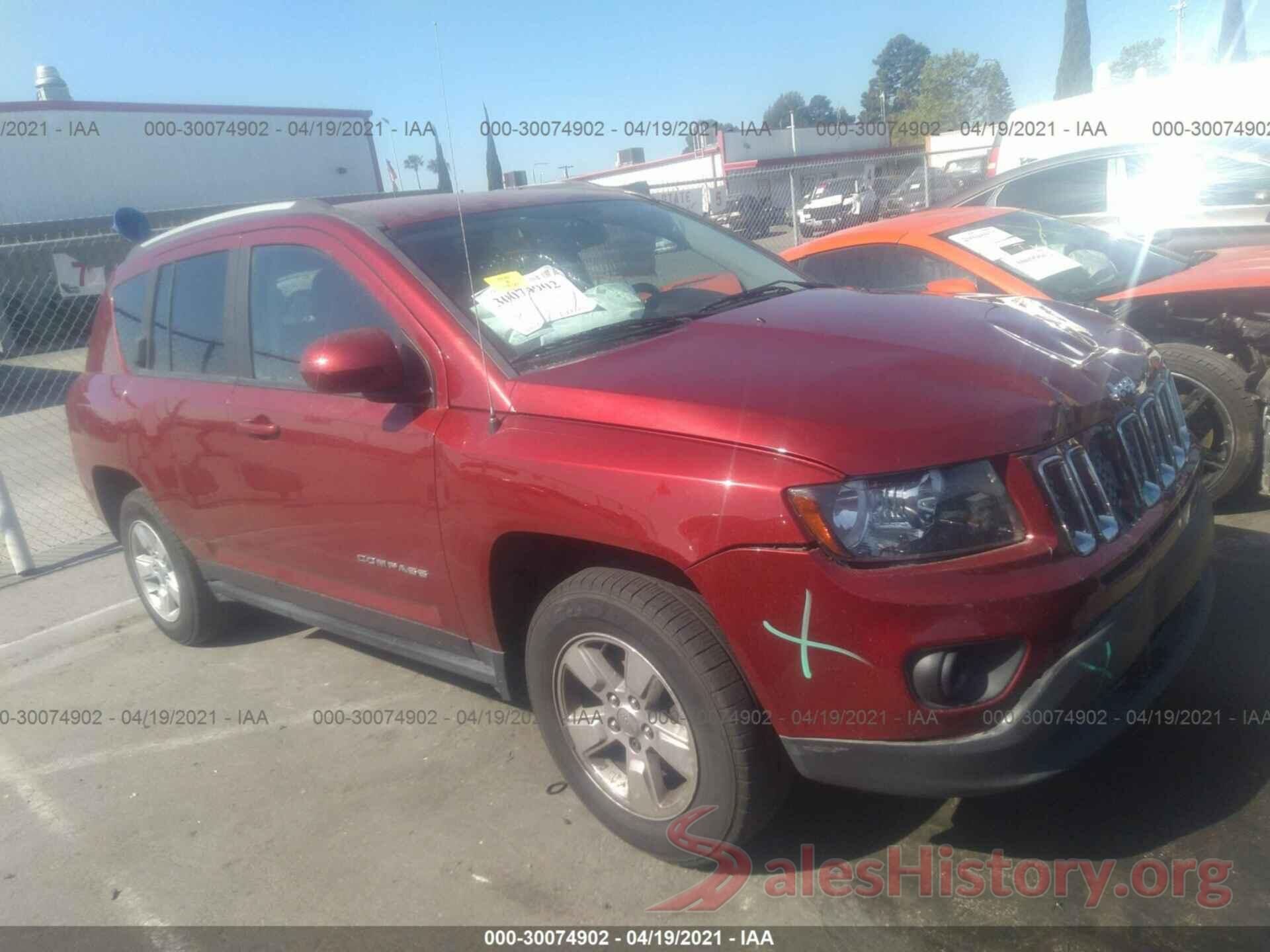 1C4NJCEB7HD163005 2017 JEEP COMPASS