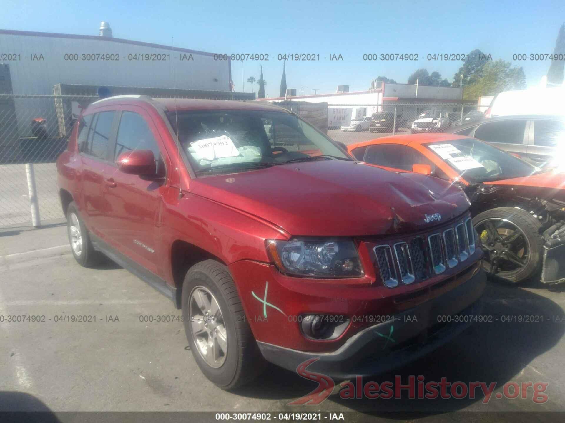 1C4NJCEB7HD163005 2017 JEEP COMPASS