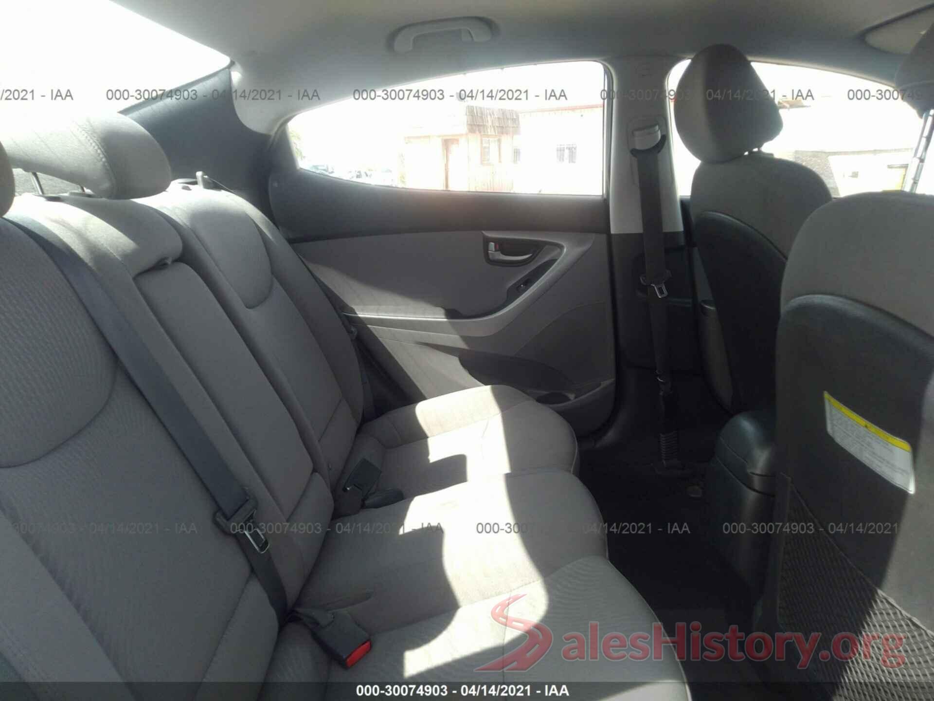 5NPDH4AE3GH748766 2016 HYUNDAI ELANTRA