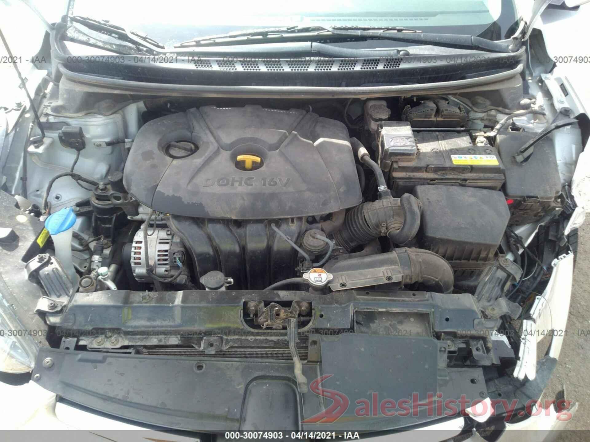 5NPDH4AE3GH748766 2016 HYUNDAI ELANTRA