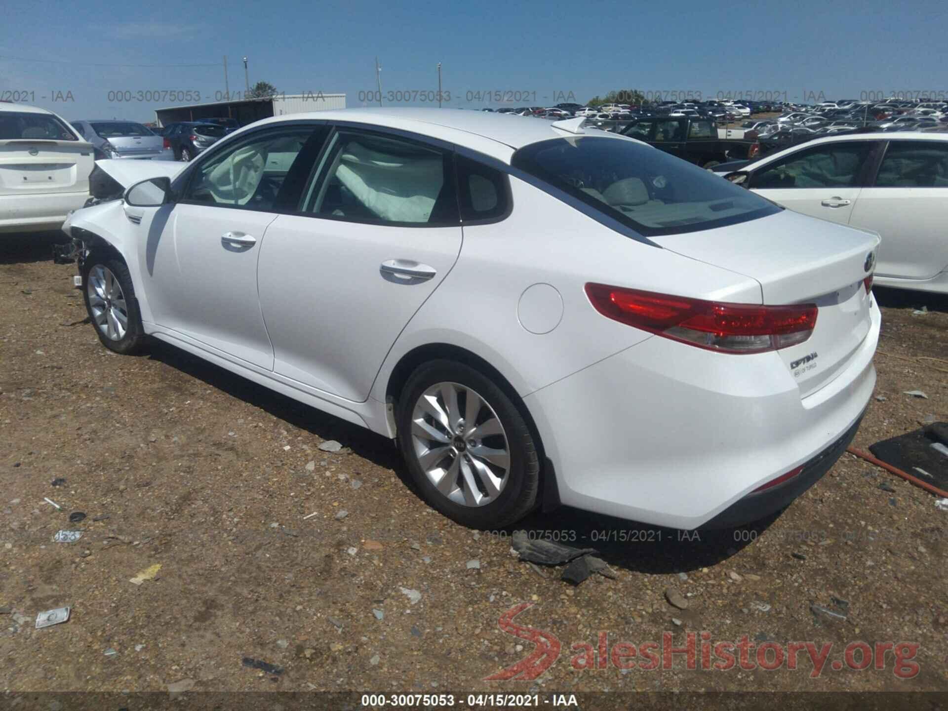 5XXGU4L35GG094823 2016 KIA OPTIMA