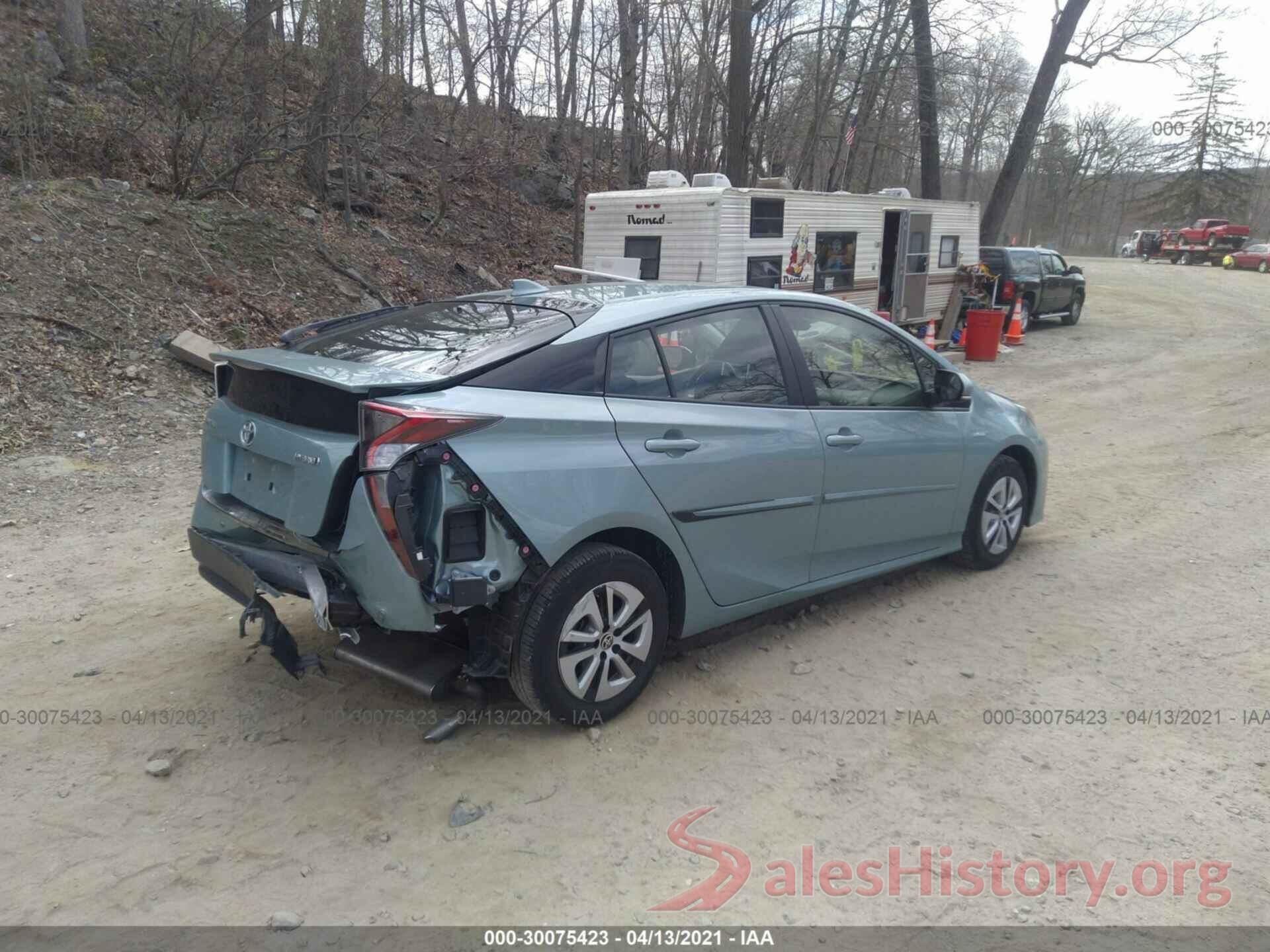 JTDKBRFU6J3070362 2018 TOYOTA PRIUS