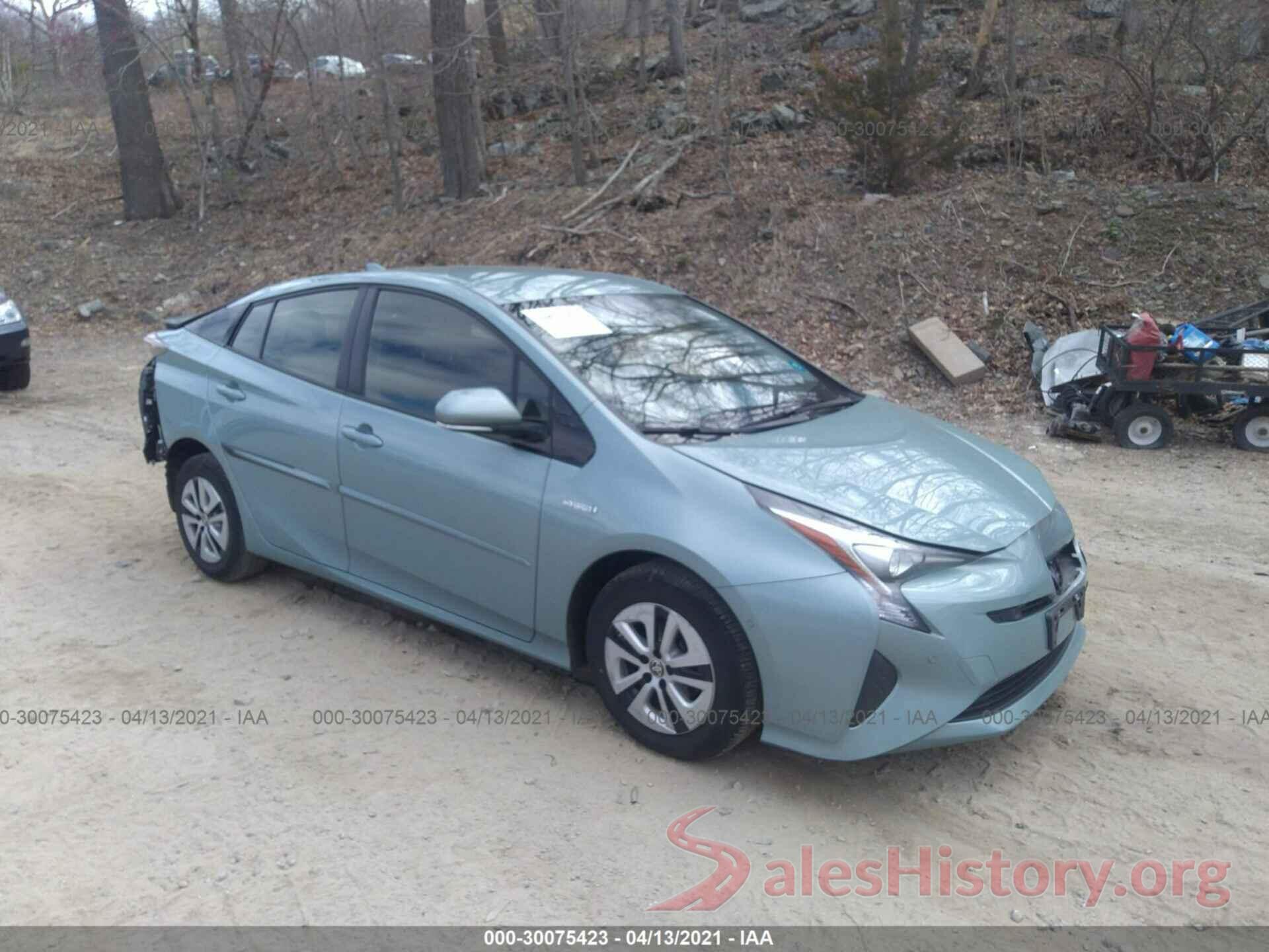 JTDKBRFU6J3070362 2018 TOYOTA PRIUS