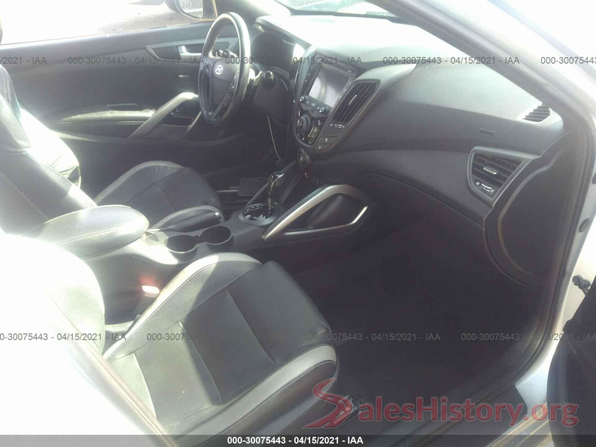 KMHTC6AE2GU255958 2016 HYUNDAI VELOSTER