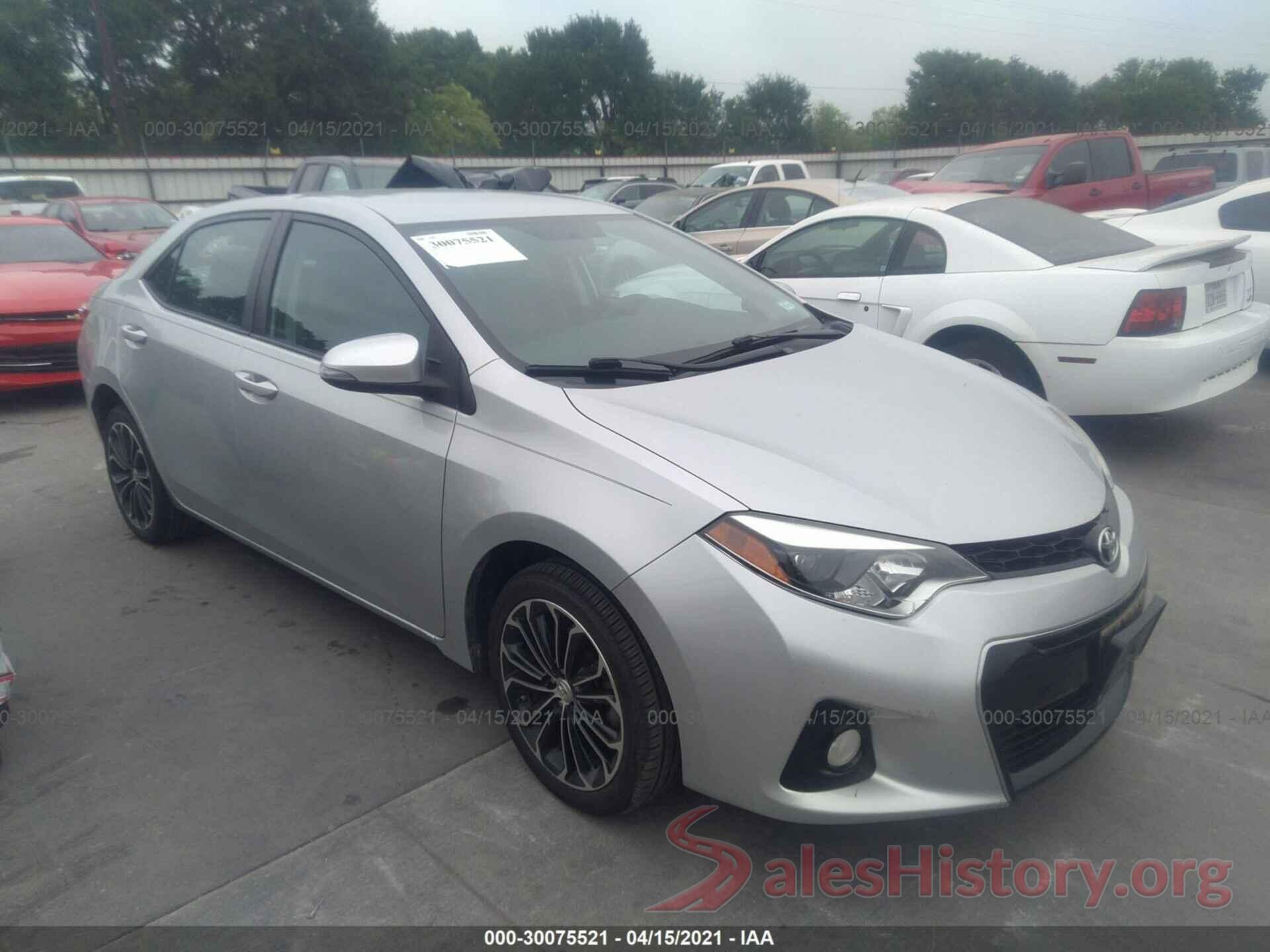 5YFBURHE4GP556863 2016 TOYOTA COROLLA