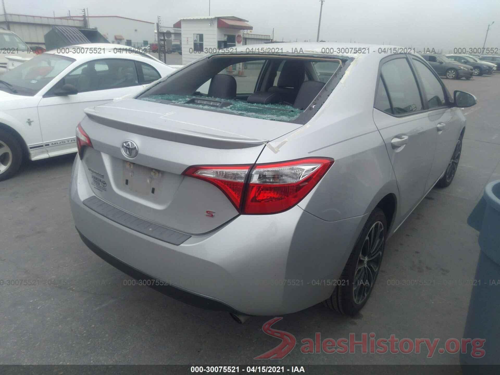 5YFBURHE4GP556863 2016 TOYOTA COROLLA