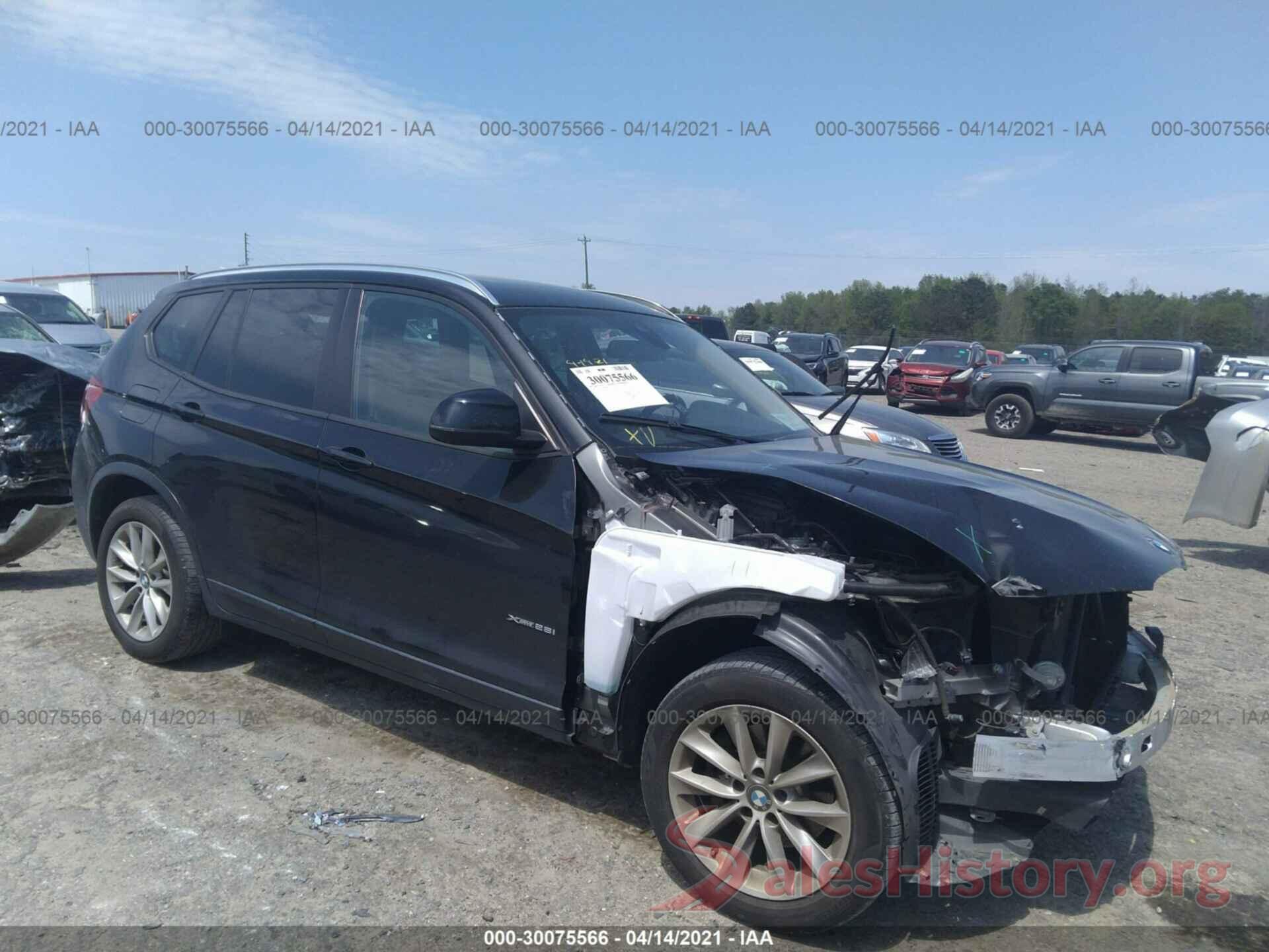 5UXWX9C34H0T18293 2017 BMW X3