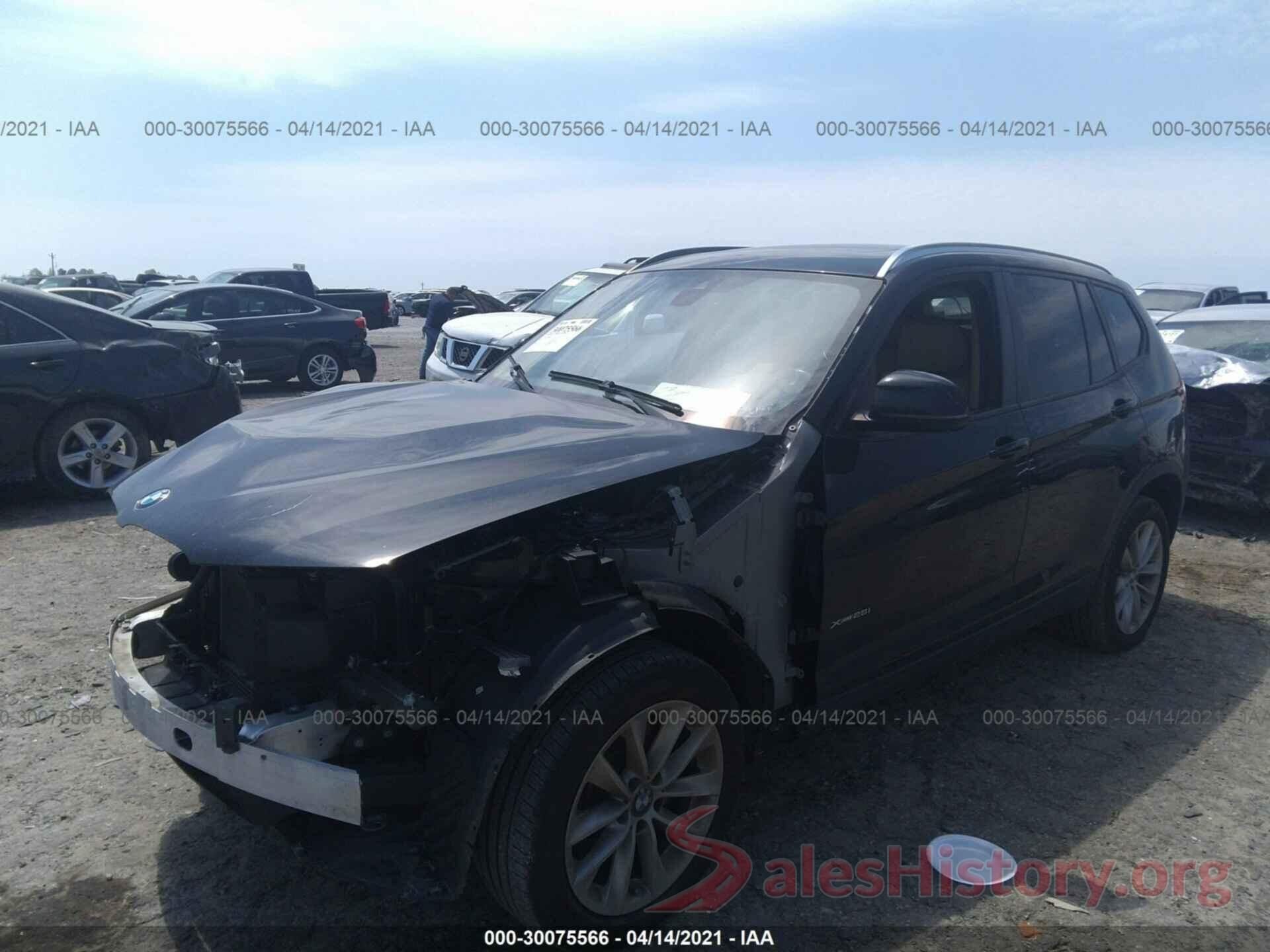 5UXWX9C34H0T18293 2017 BMW X3