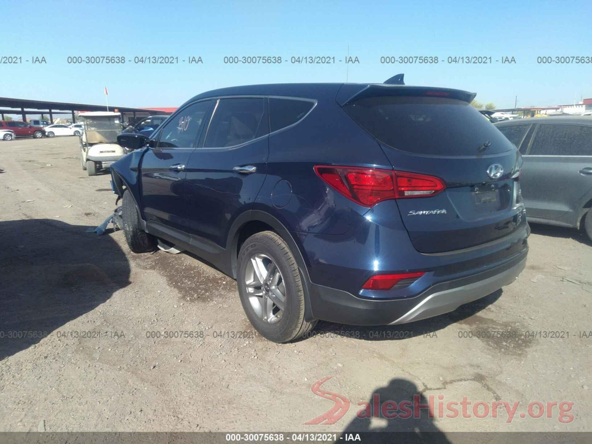 5XYZT3LB3HG482918 2017 HYUNDAI SANTA FE SPORT