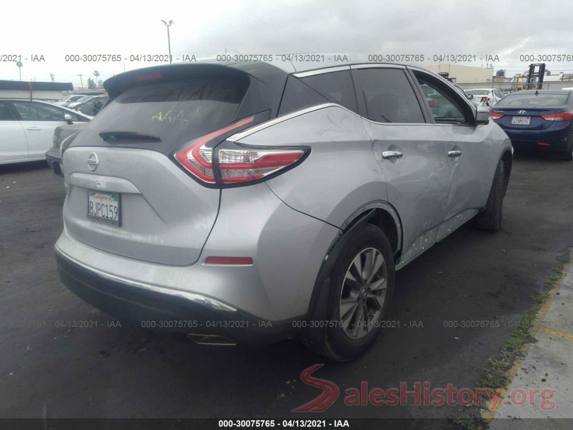 5N1AZ2MGXJN180455 2018 NISSAN MURANO