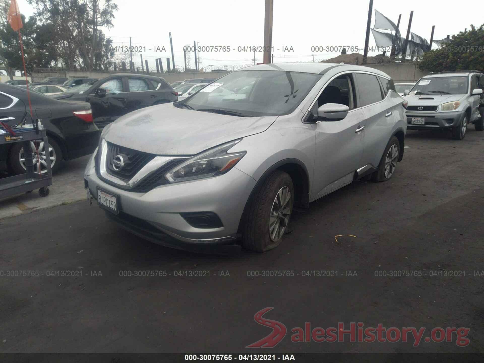 5N1AZ2MGXJN180455 2018 NISSAN MURANO