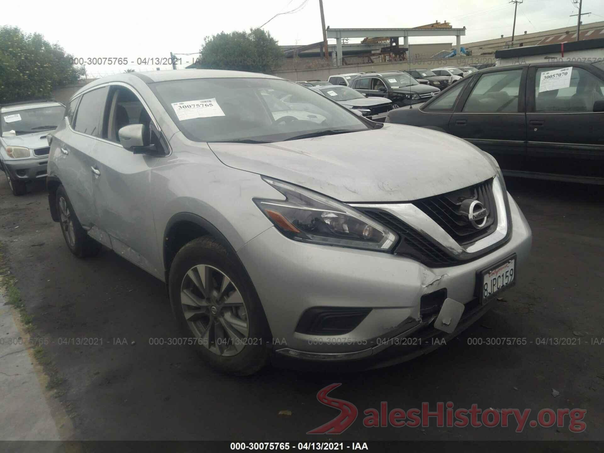 5N1AZ2MGXJN180455 2018 NISSAN MURANO