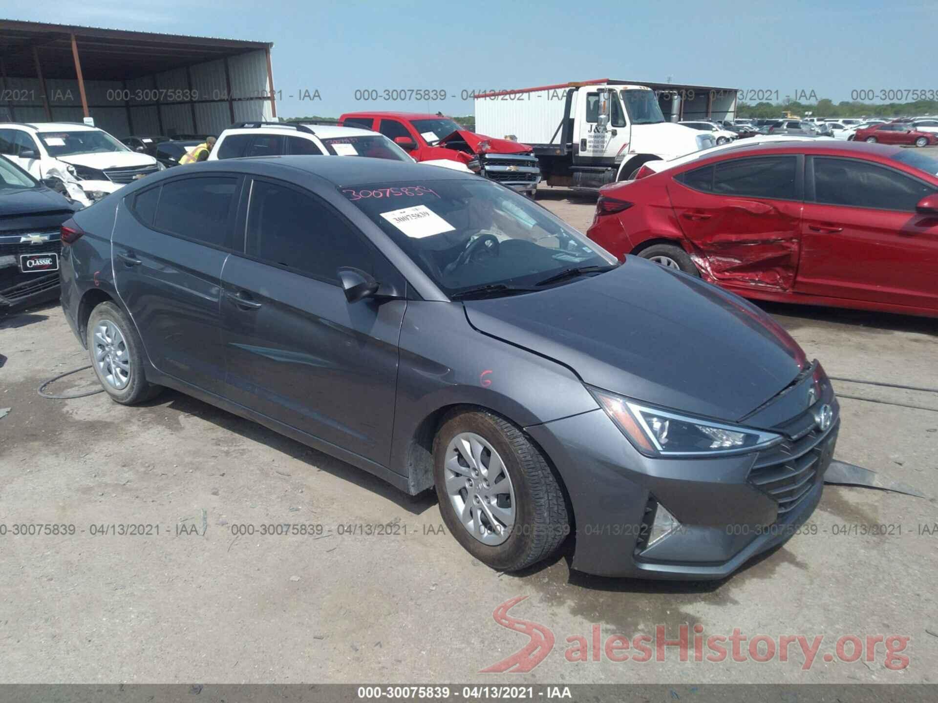 5NPD74LF8LH498766 2020 HYUNDAI ELANTRA