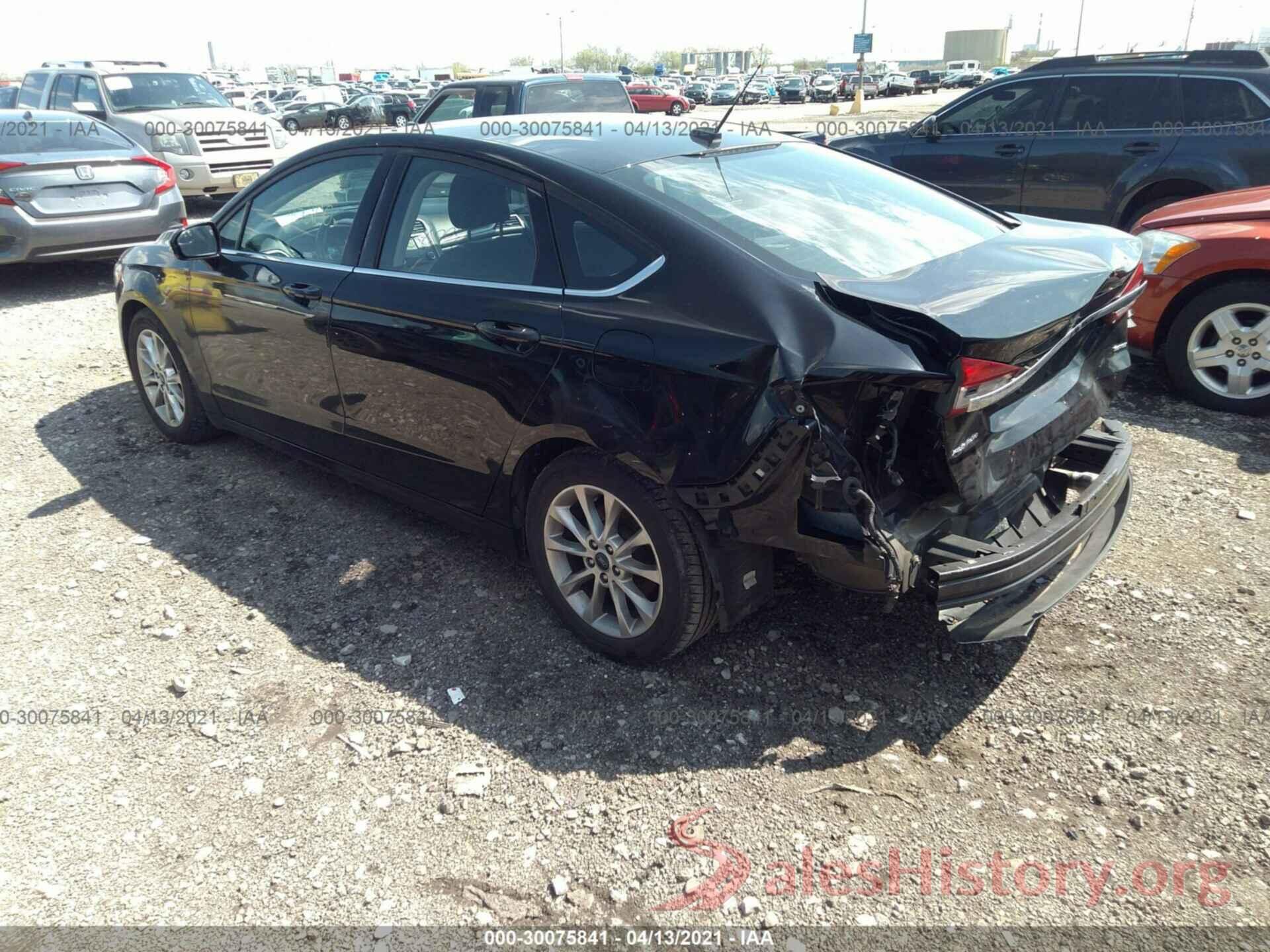 3FA6P0HD6HR263141 2017 FORD FUSION