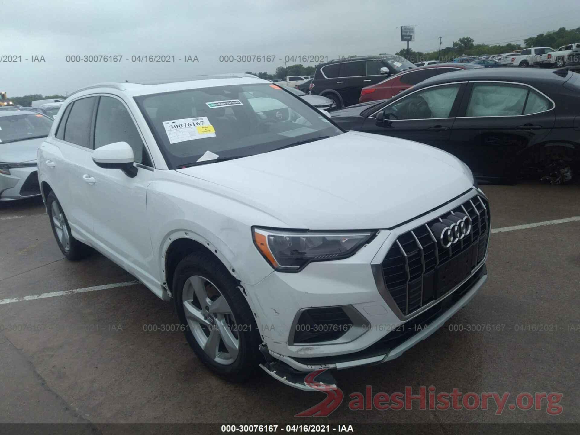 WA1AECF31L1032134 2020 AUDI Q3